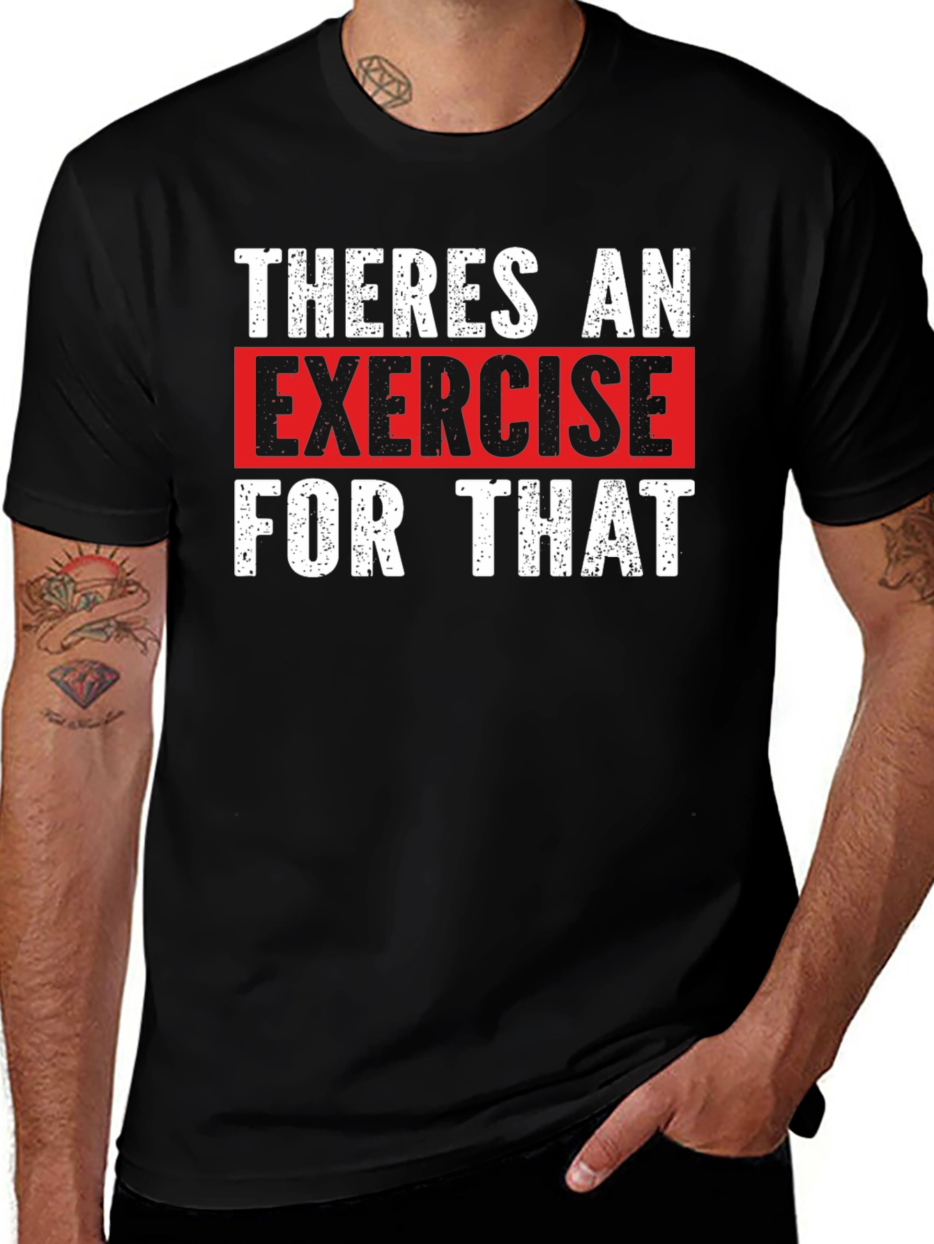 Variant 10 of Exercise Motivation Graphic T-Shirt