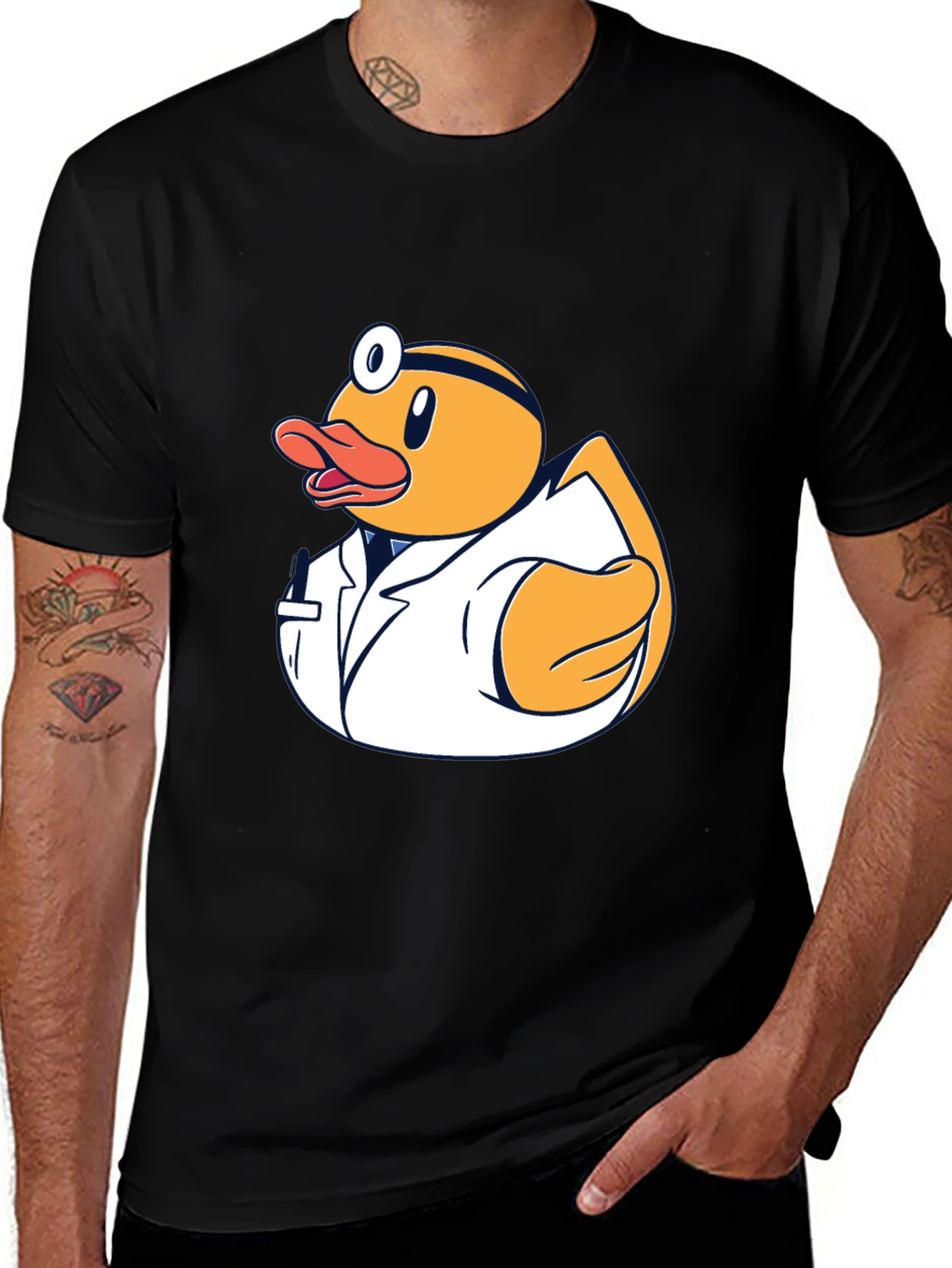Variant 12 of Doctor Duck T-Shirt - Novelty Rubber Duck Tee