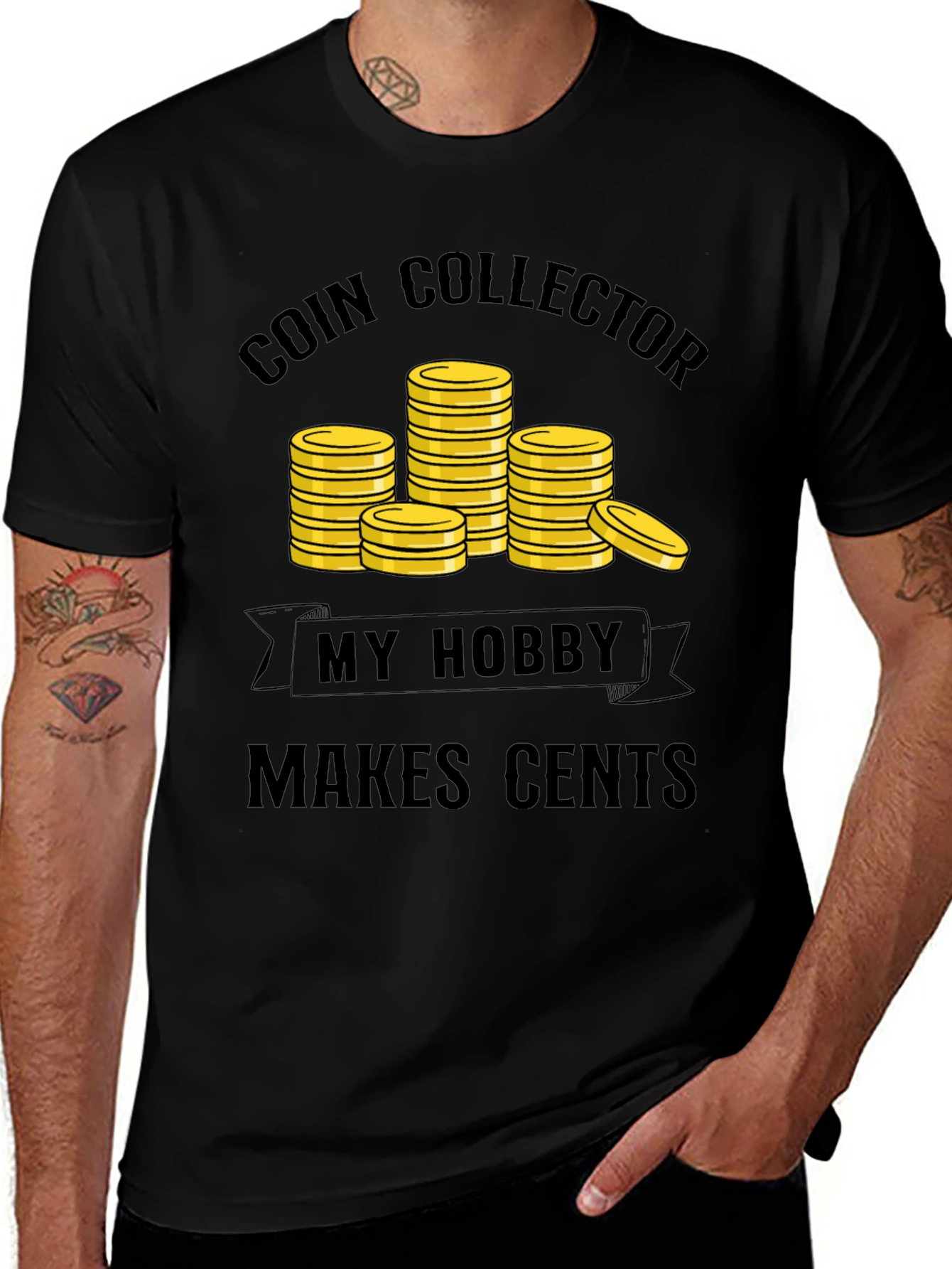 Coin Collector Hobby T-Shirt - Makes Cents!