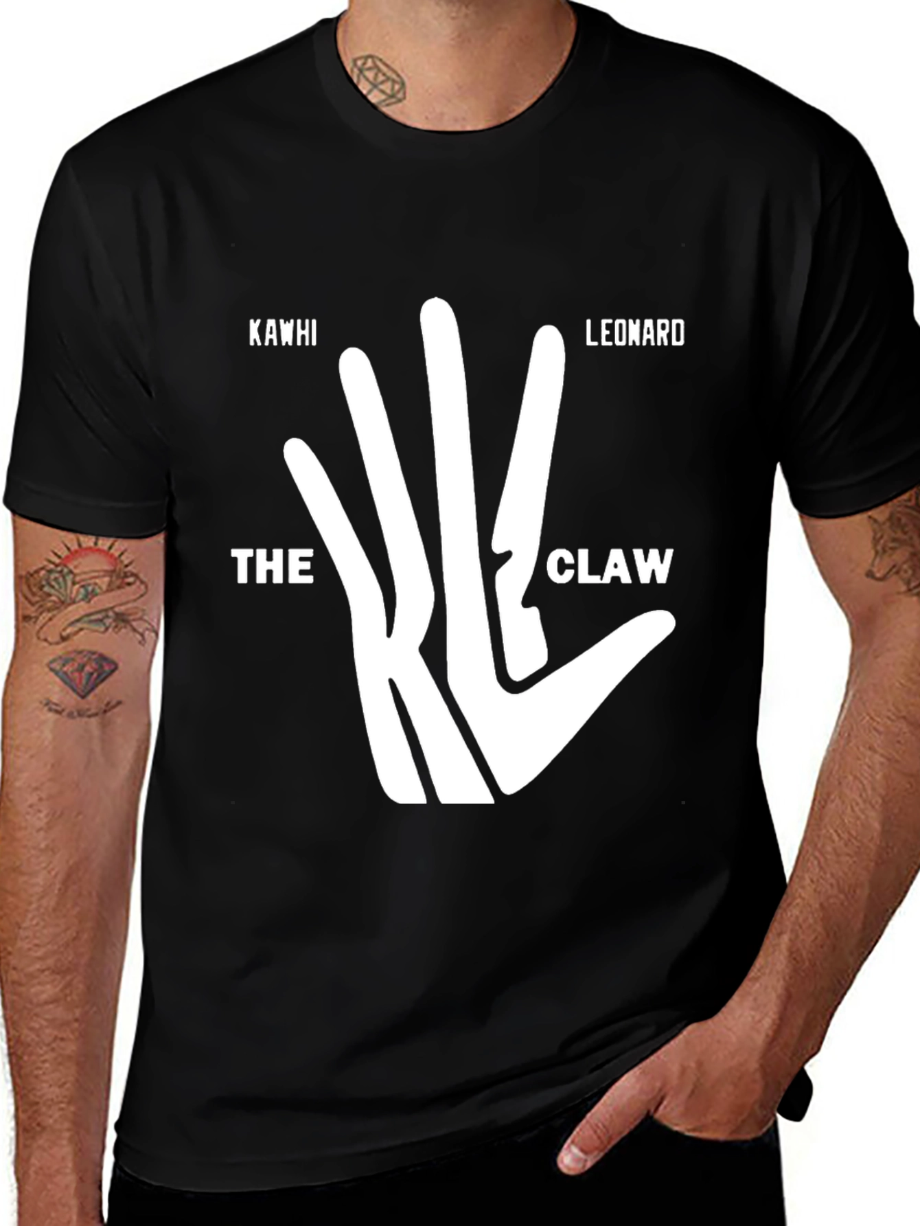 Kawhi Leonard "The Claw" Black T-Shirt