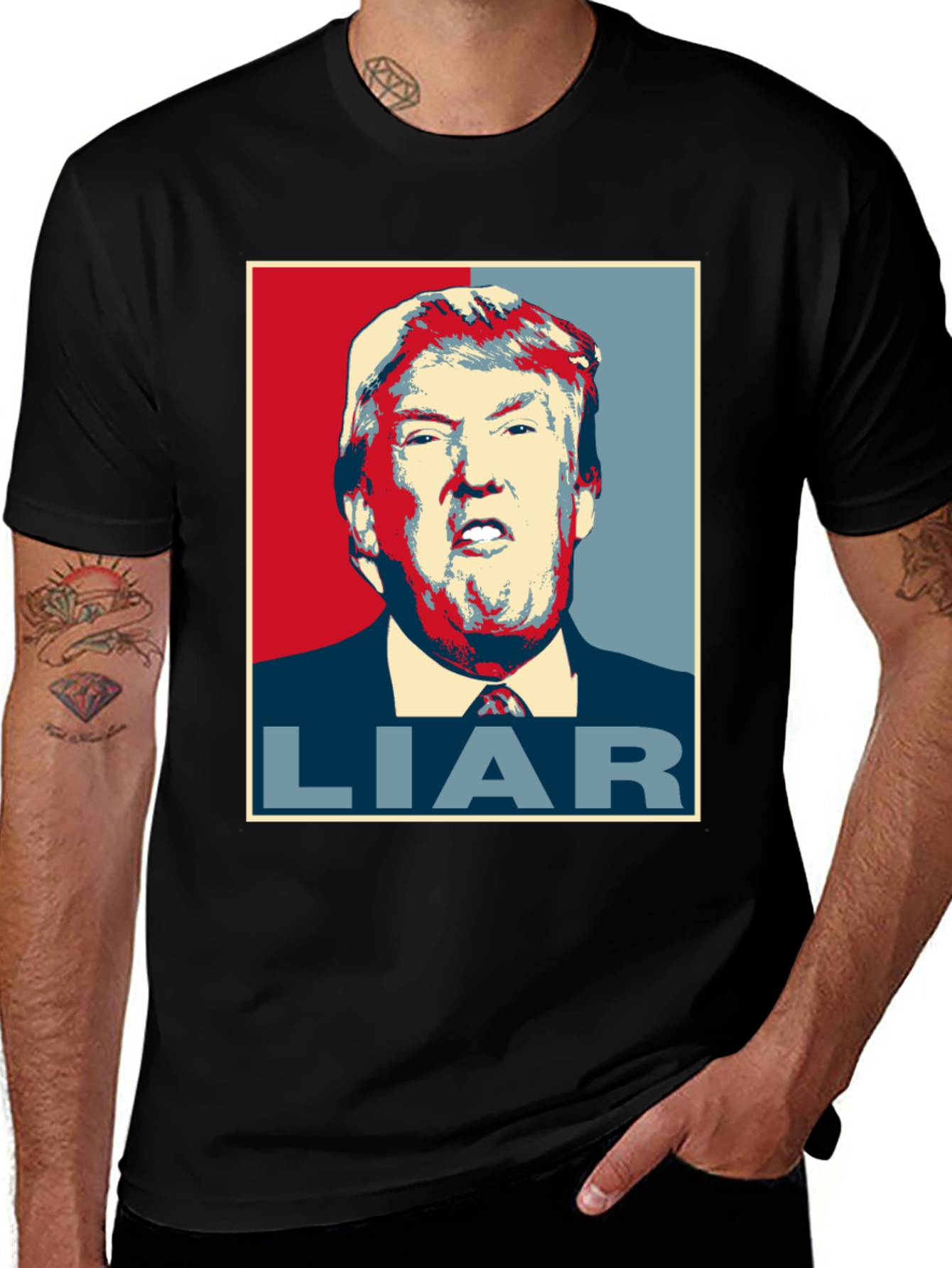 Variant 3 of Liar Trump Graphic T-Shirt