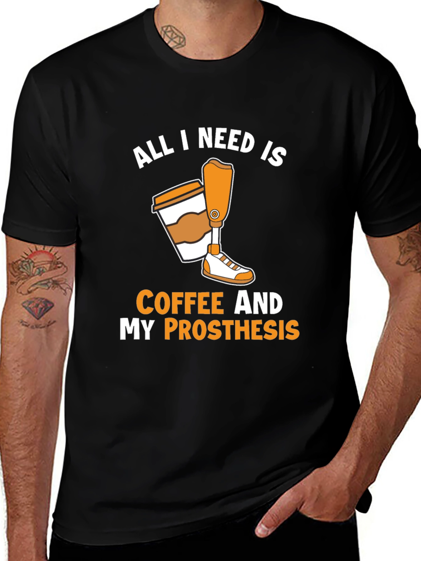 Variant 21 of Coffee and Prosthesis T-Shirt