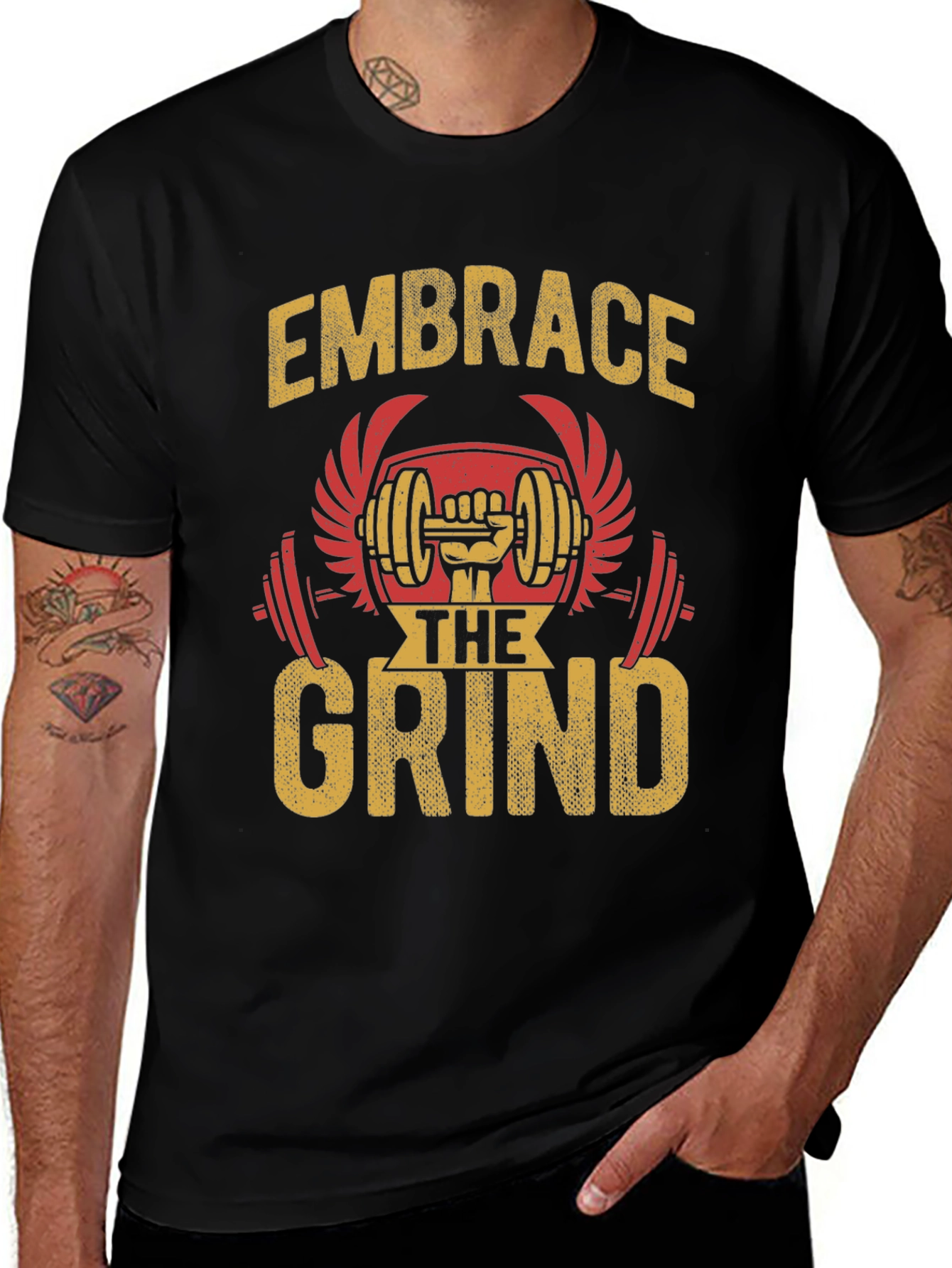 Variant 27 of Embrace The Grind Gym T-Shirt