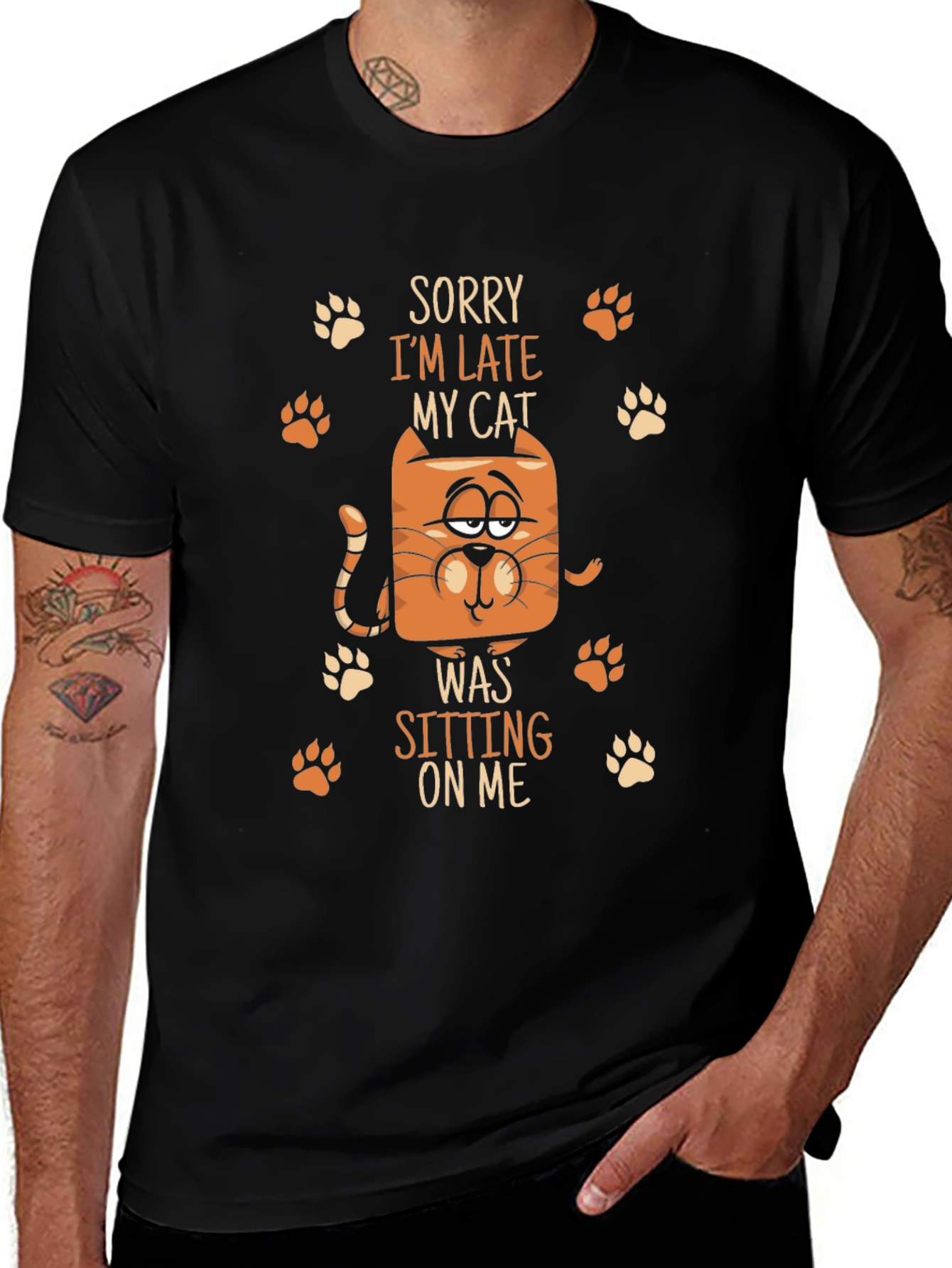 Variant 21 of Funny Cat Graphic T-Shirt