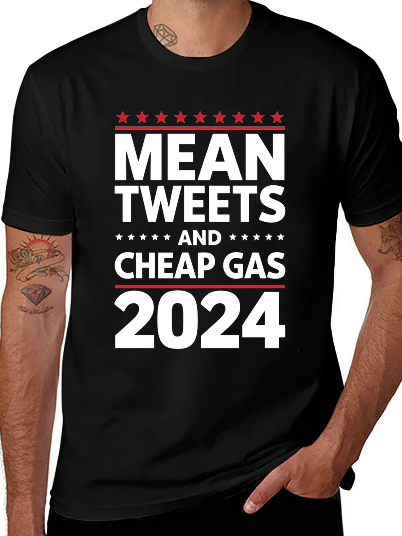 Mean Tweets & Cheap Gas 2024 T-Shirt