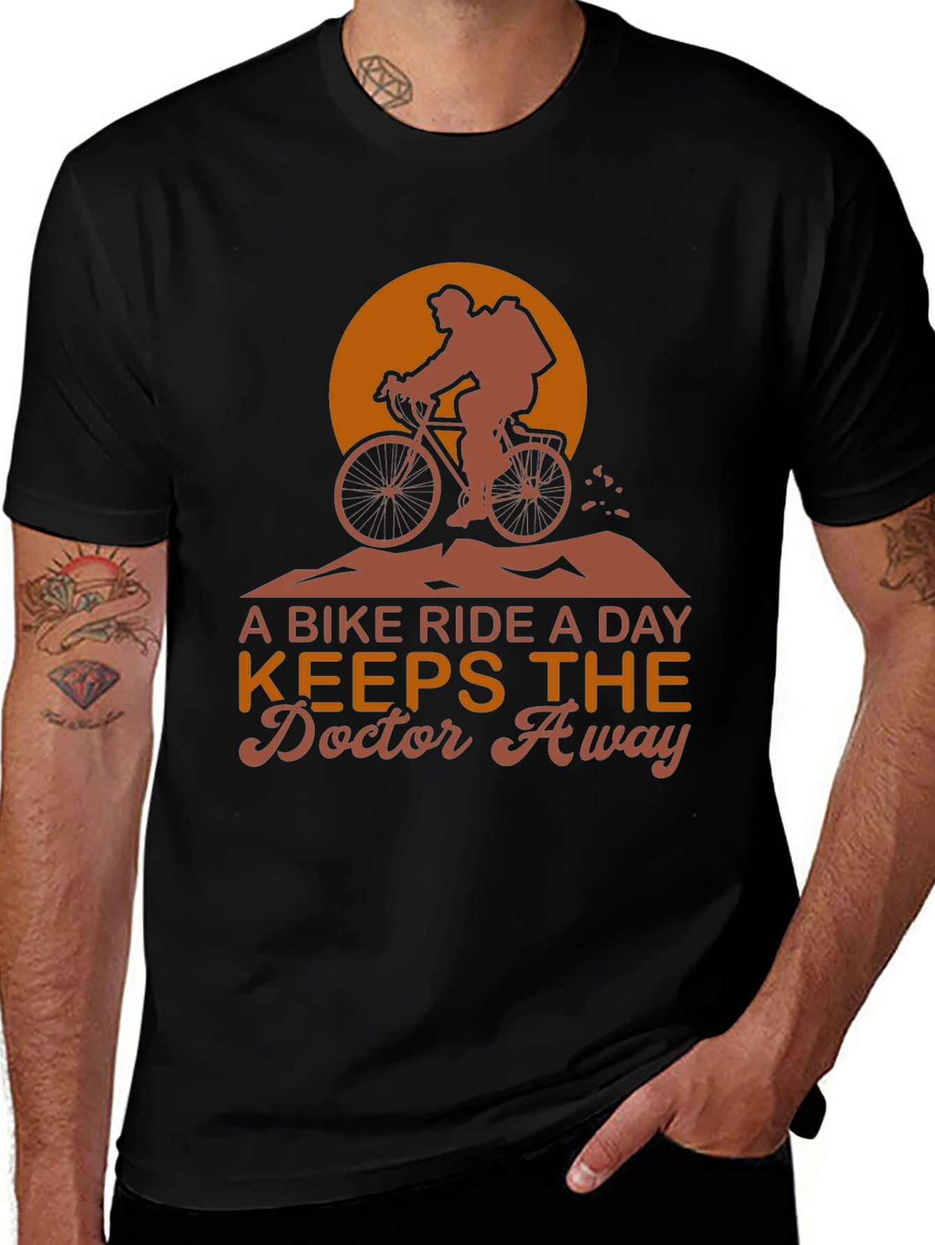 Variant 19 of Bike Ride T-Shirt - Doctor Away Design