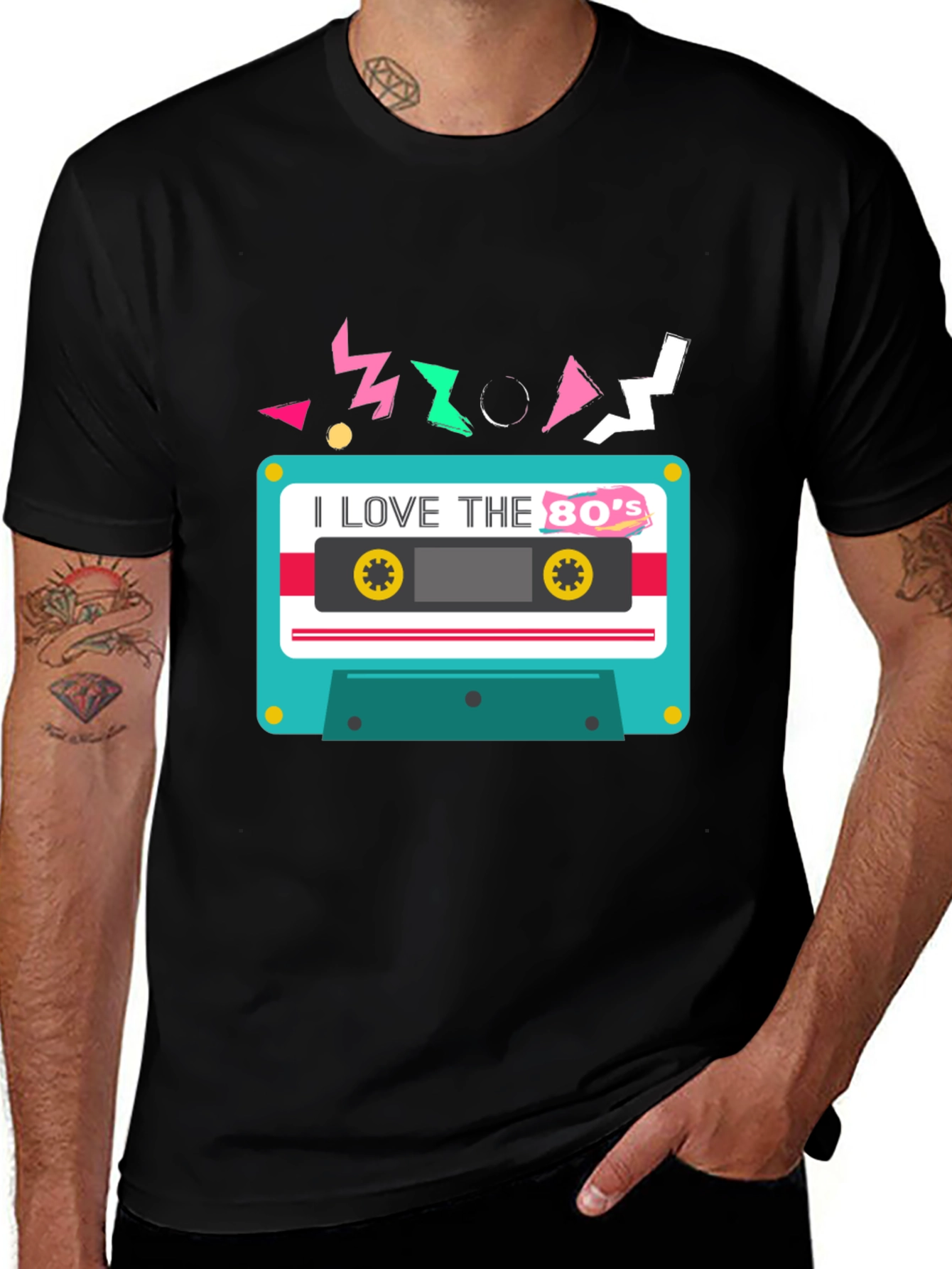 Variant 3 of I Love the 80's Cassette Tape T-Shirt