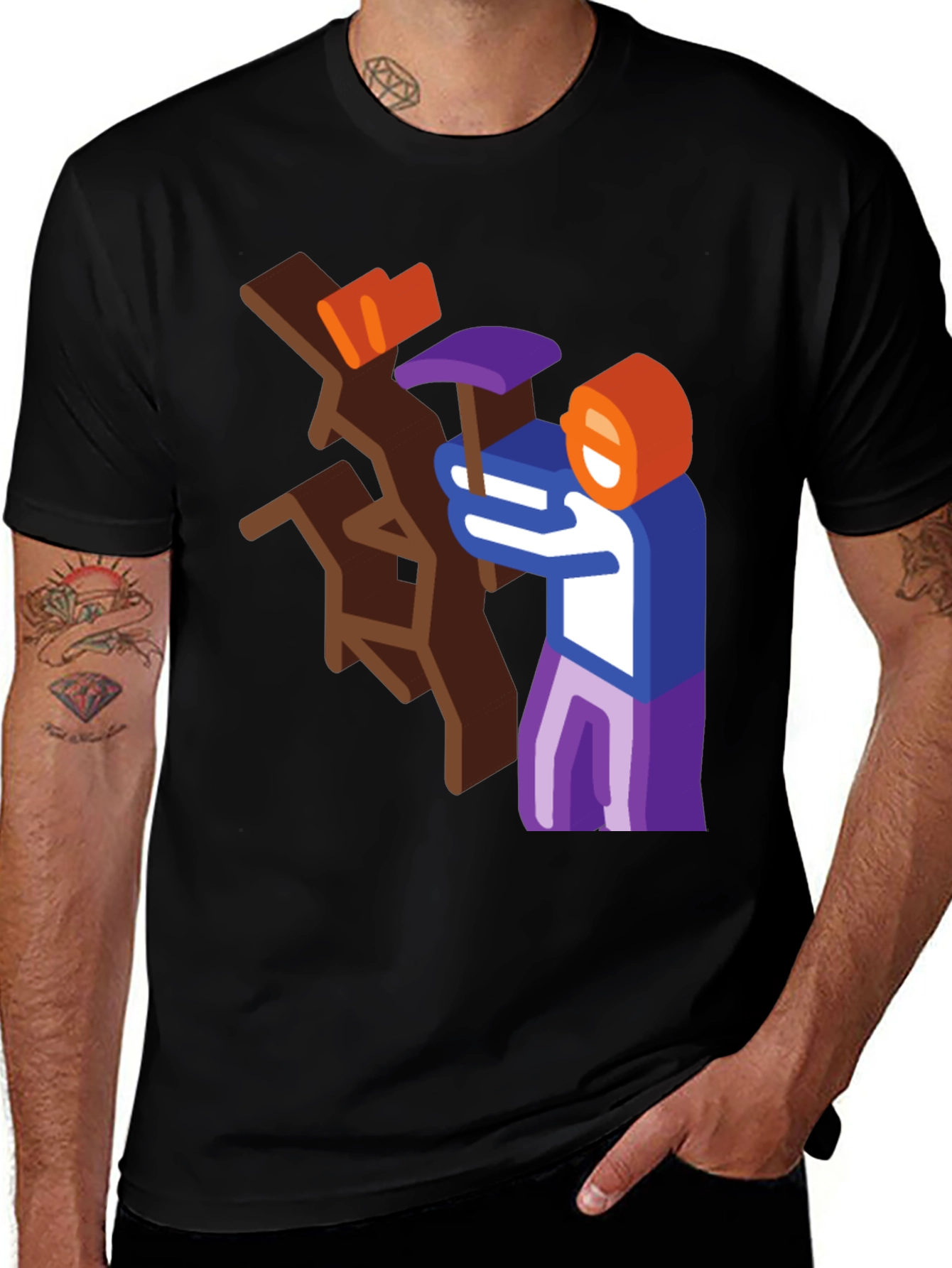 Abstract Isometric Icon T-Shirt