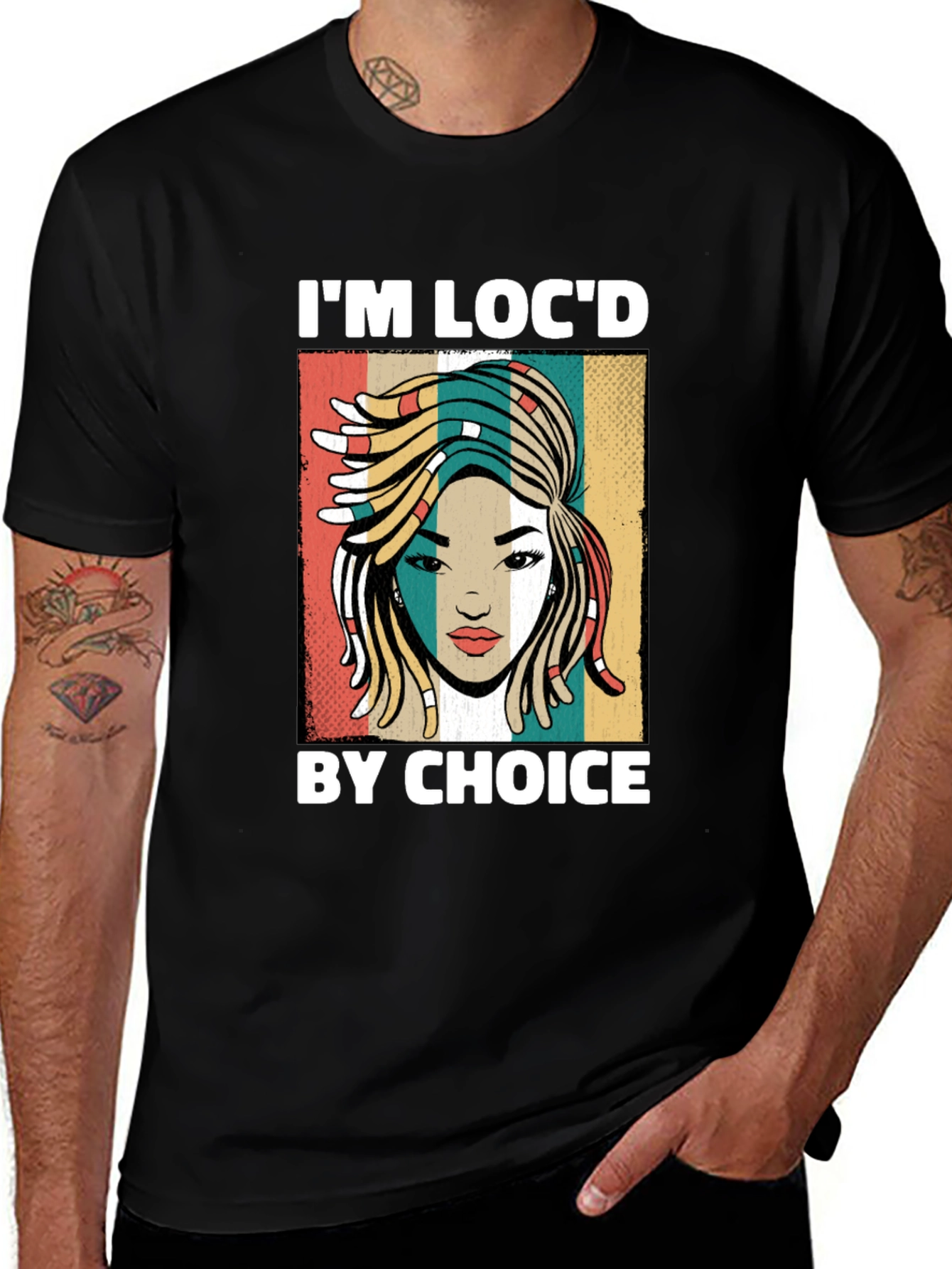 Variant 7 of I'm Loc'd By Choice Graphic T-Shirt