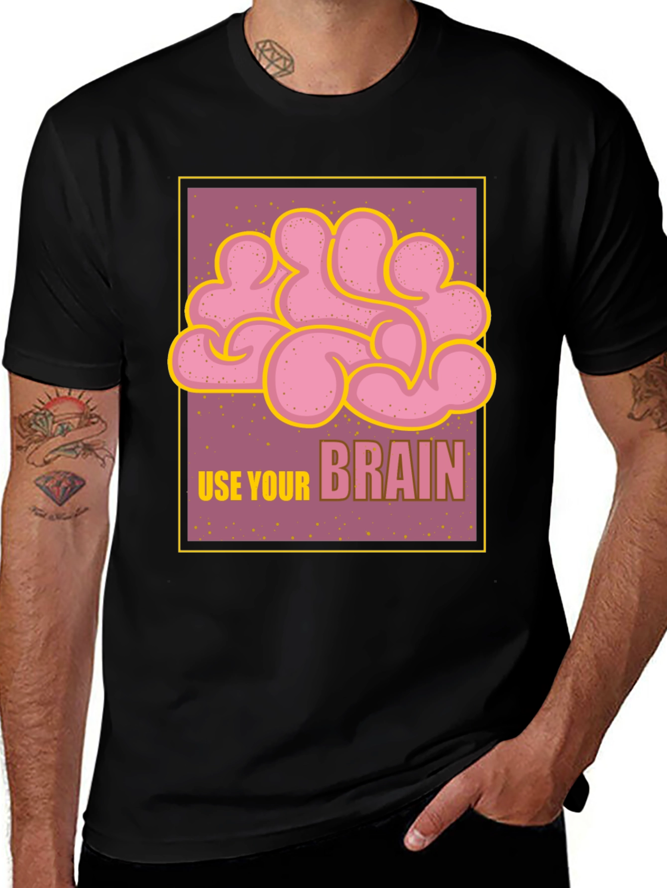 Variant 25 of Use Your Brain Graphic T-Shirt