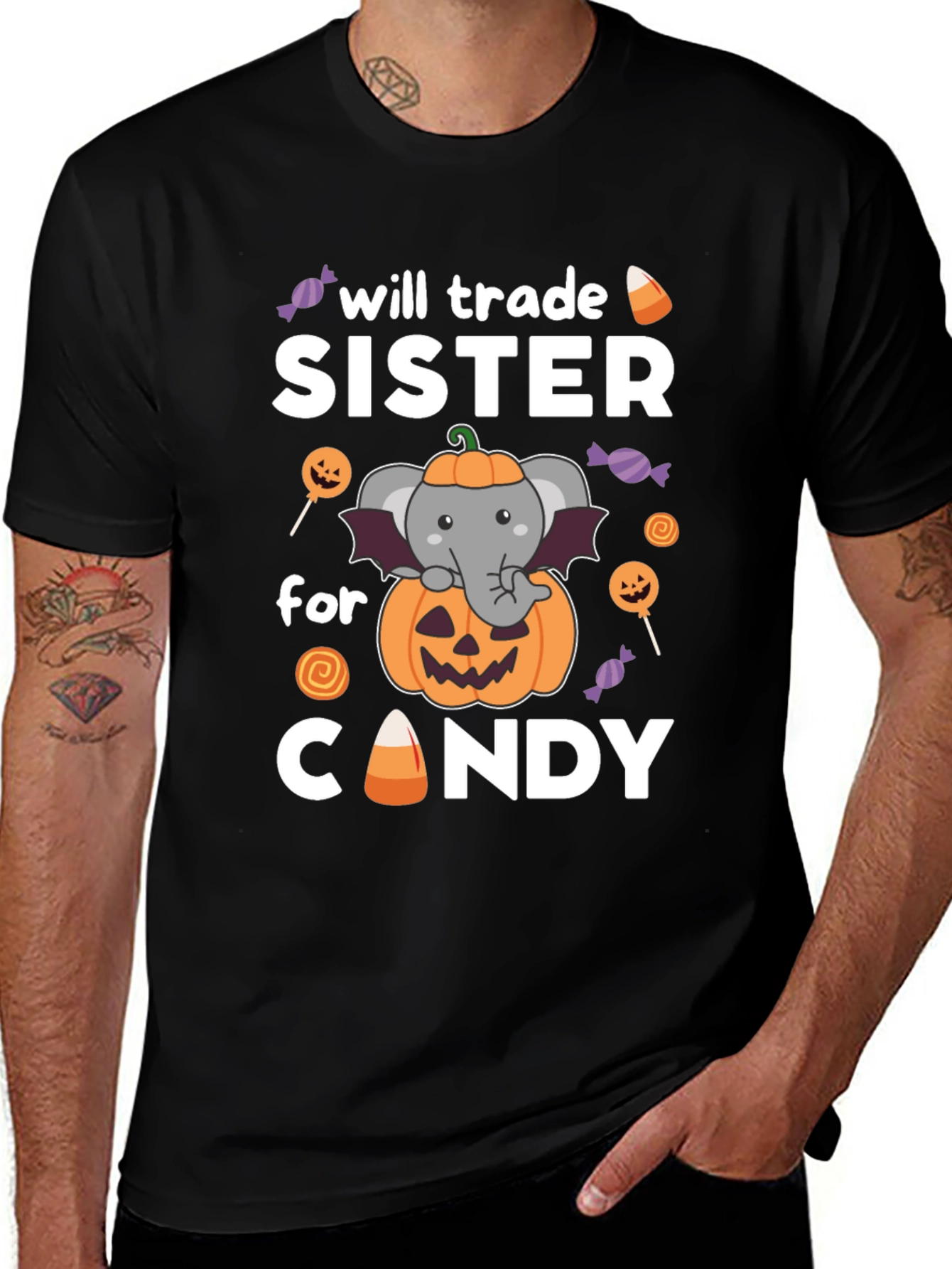 Will Trade Sister for Candy Halloween T-Shirt