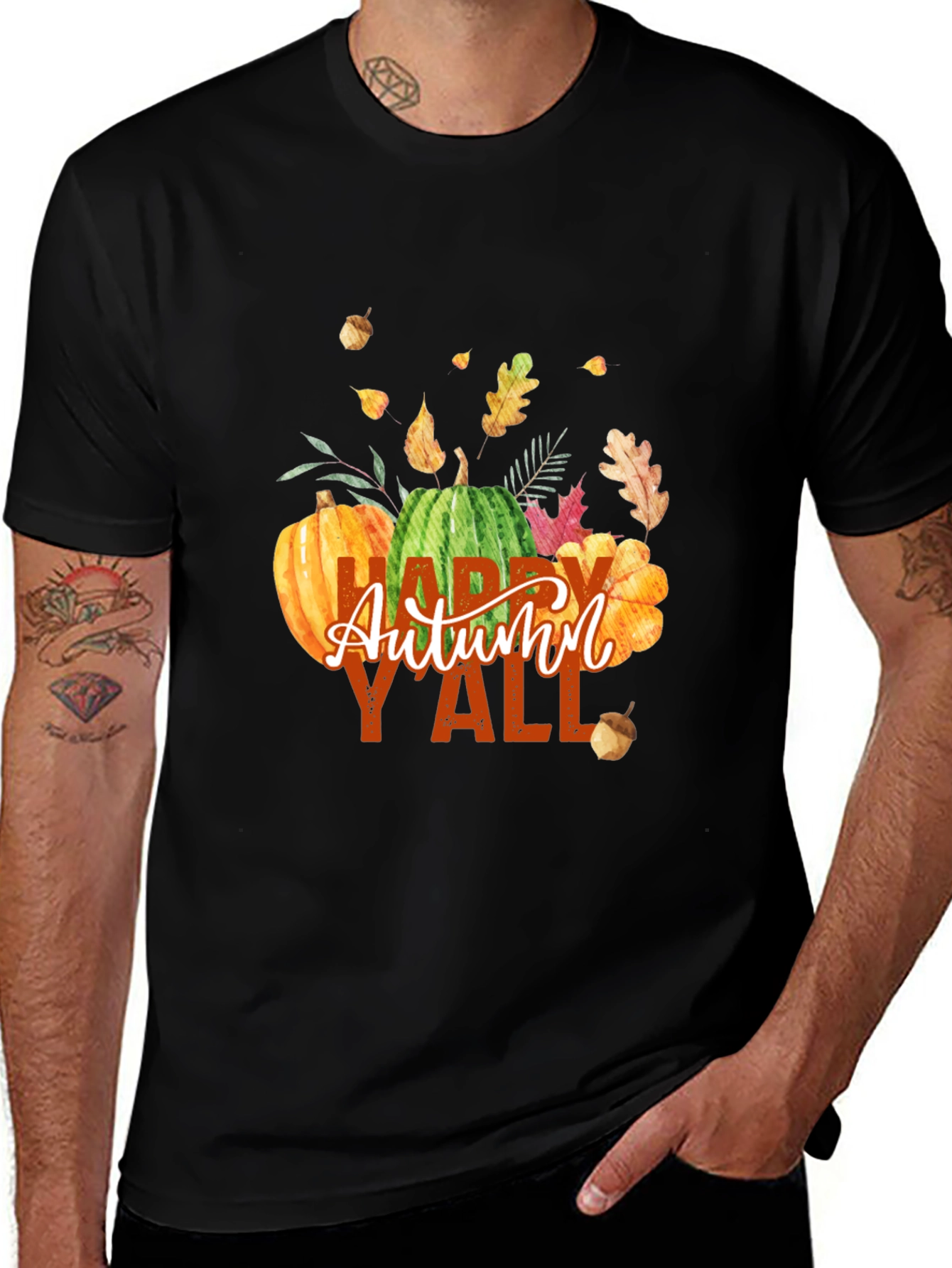 Variant 19 of Happy Autumn Y'all T-Shirt