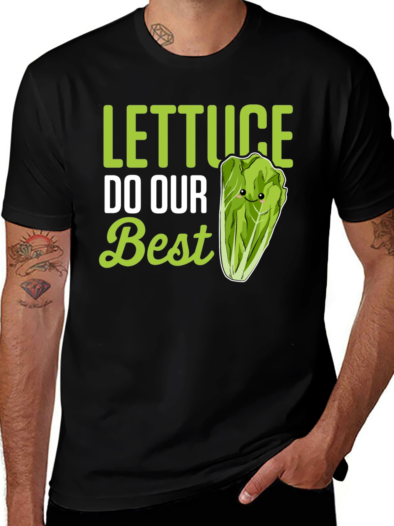 Lettuce Do Our Best Funny T-Shirt