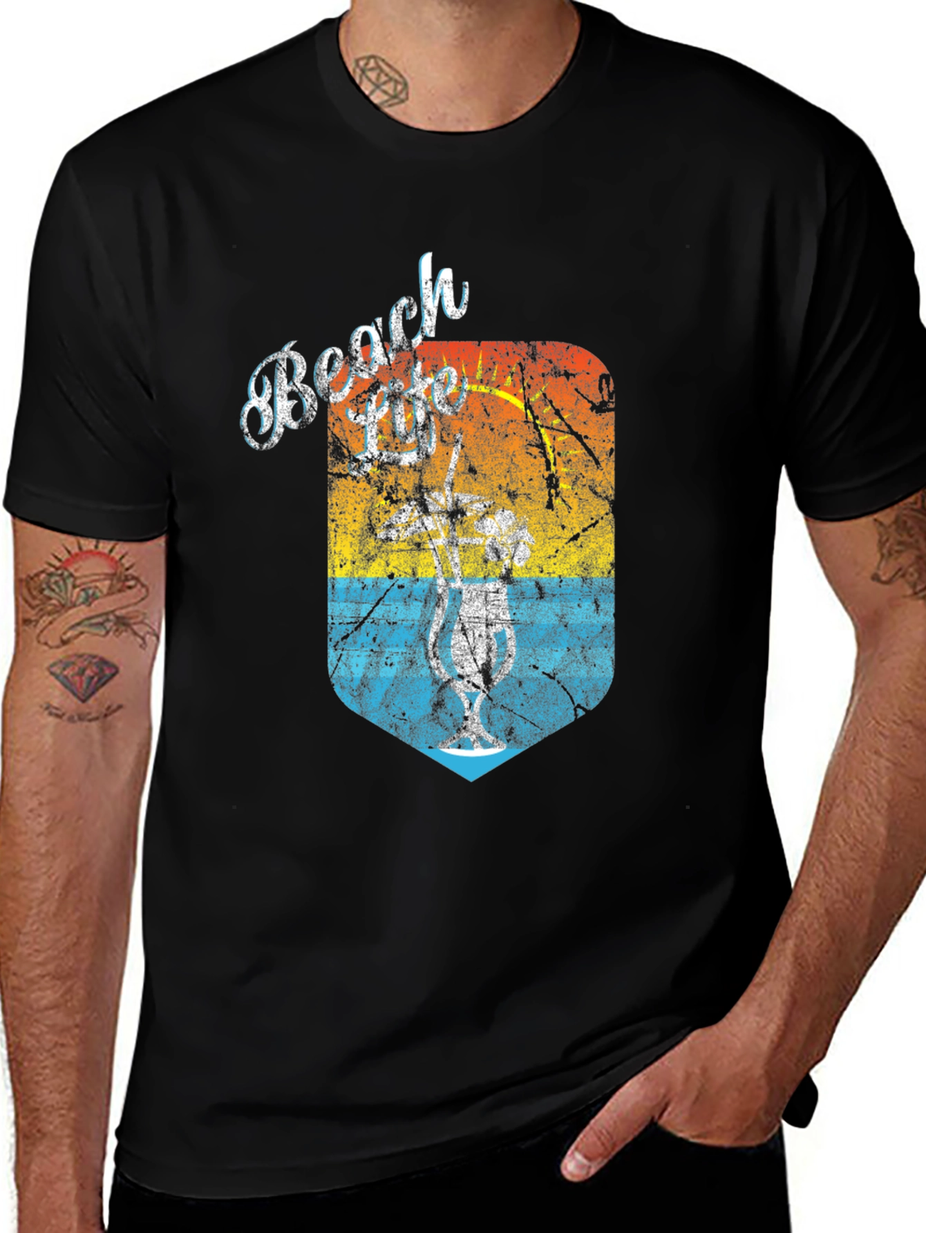 Variant 23 of Retro Beach Life T-Shirt