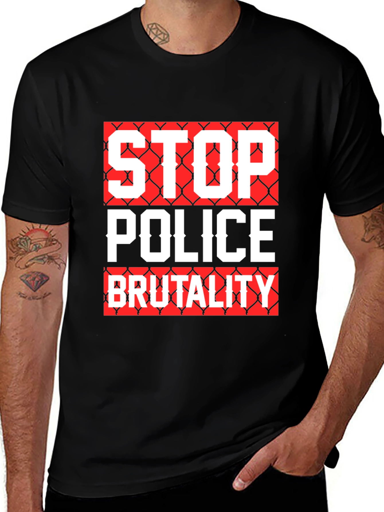 Variant 22 of Stop Police Brutality Graphic T-Shirt