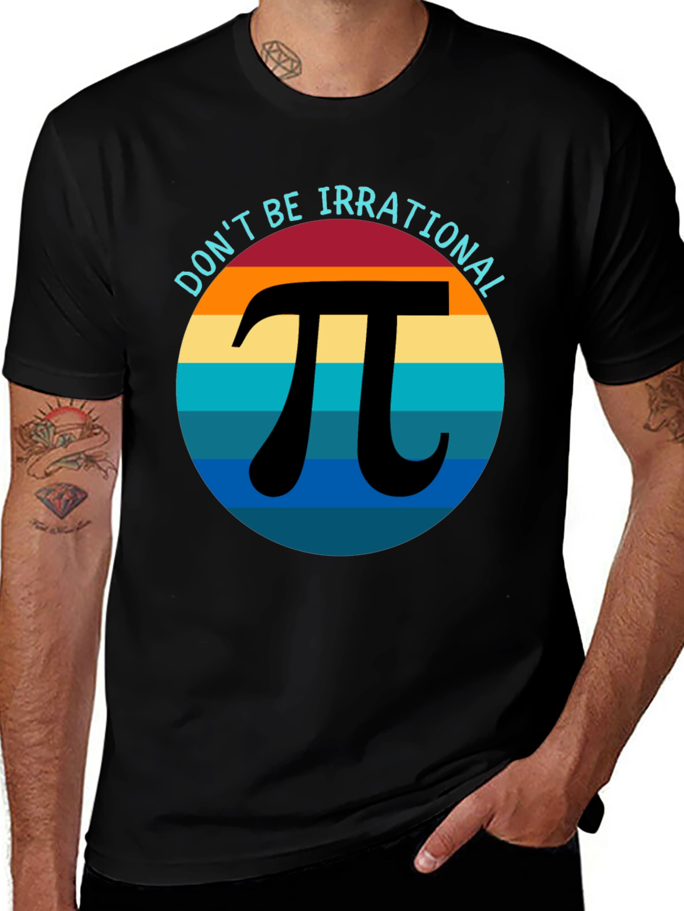 Don't Be Irrational Pi T-Shirt - Funny Math Tee