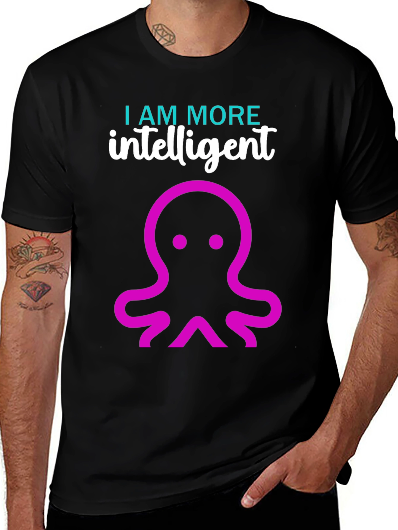 Variant 15 of Intelligent Octopus Graphic T-Shirt
