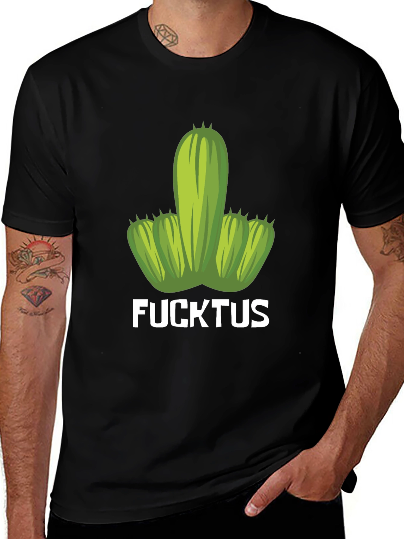 Variant 15 of Funny Cactus T-Shirt - Adult Humor Novelty Tee