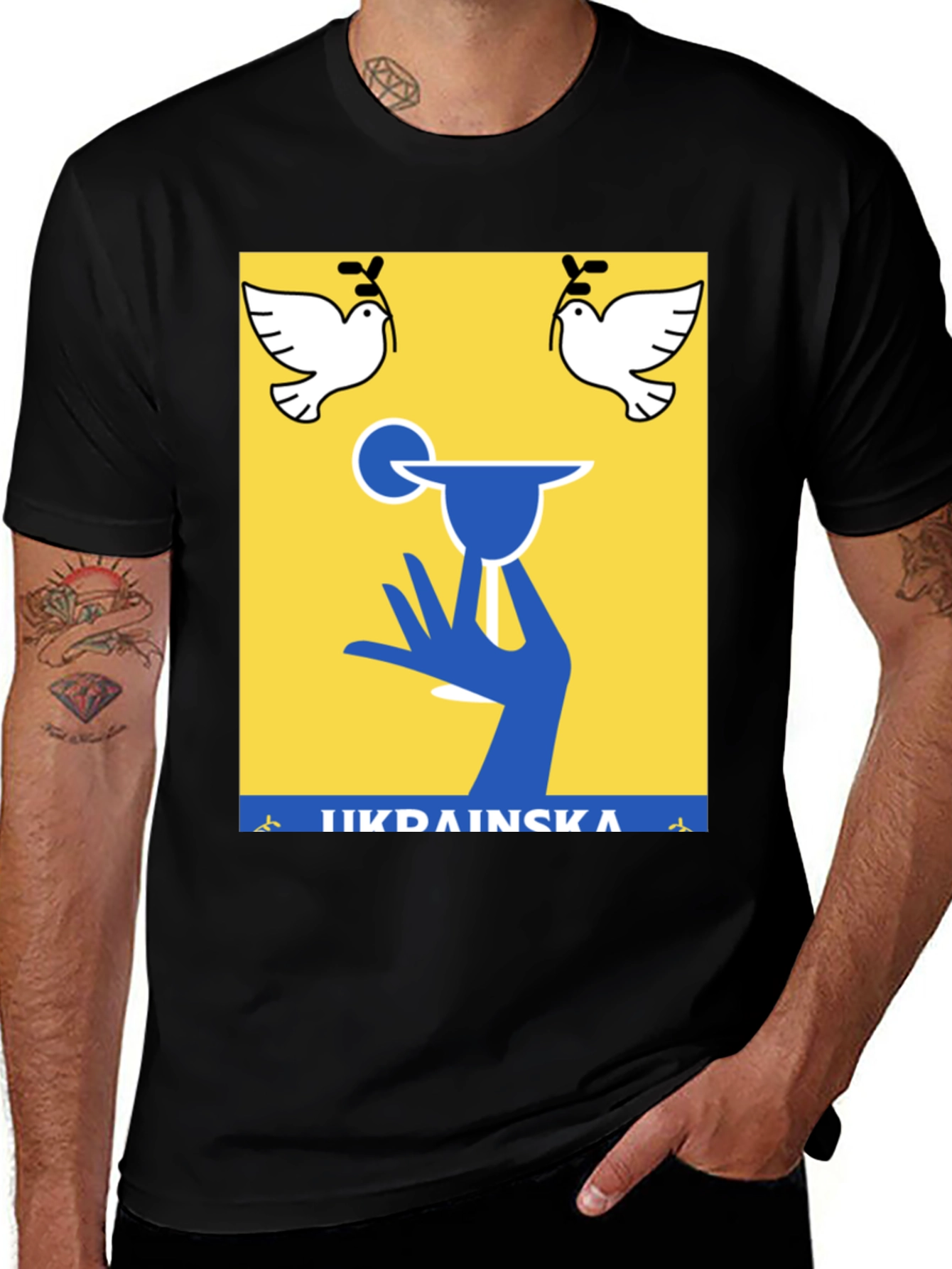 Peace for Ukraine Graphic Tee