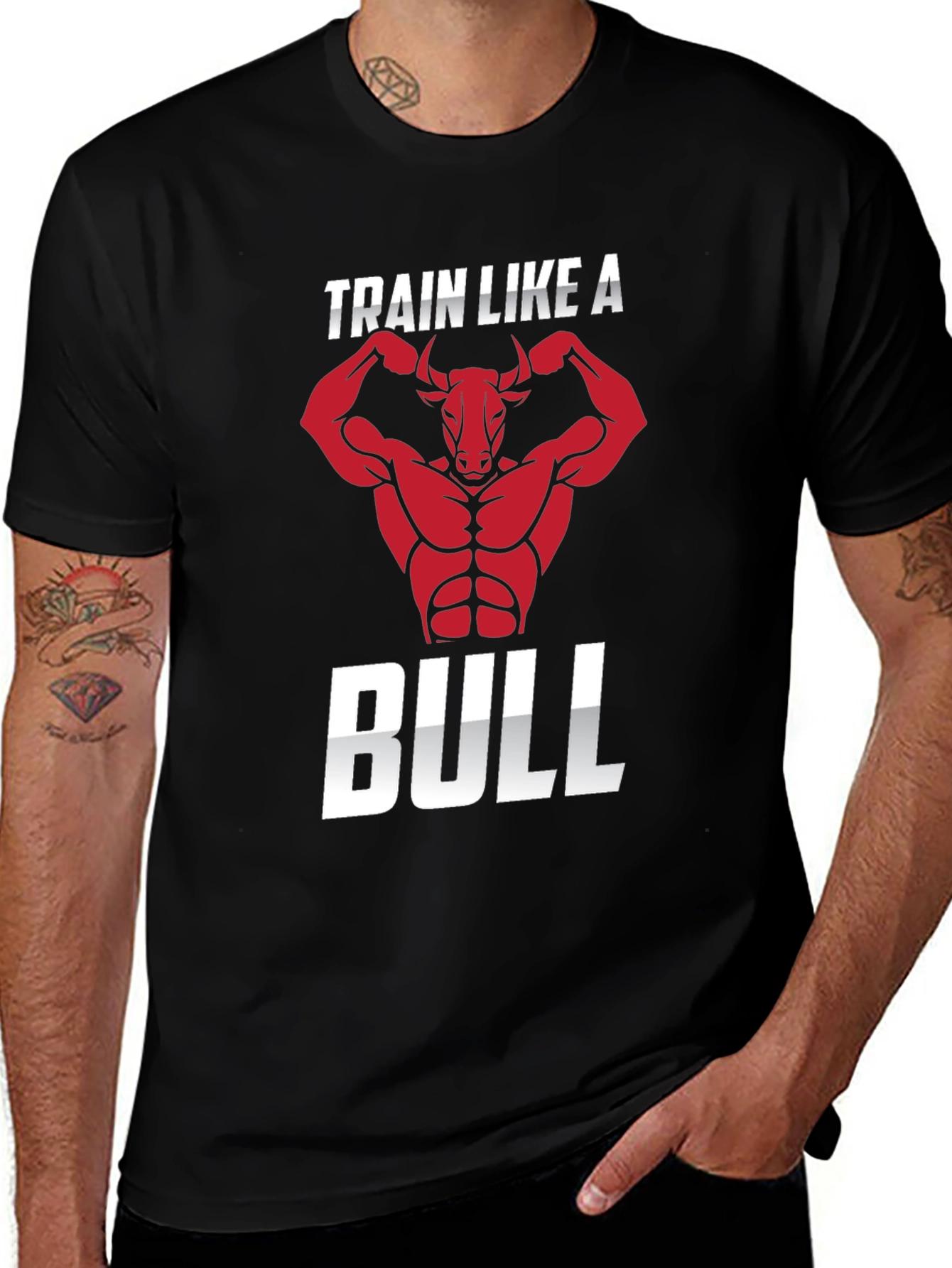 Variant 25 of Train Like A Bull - Graphic T-Shirt