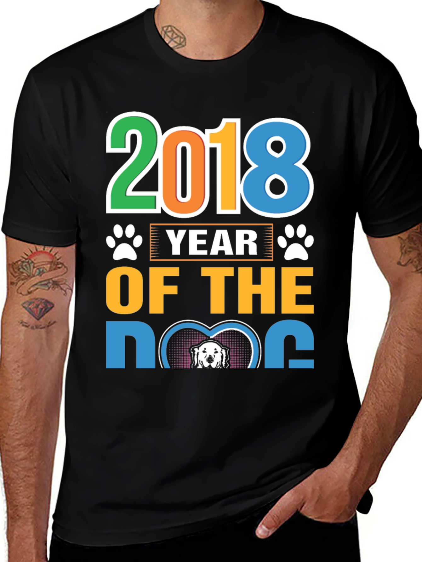 Variant 16 of 2018 Year of the Dog Graphic Tee