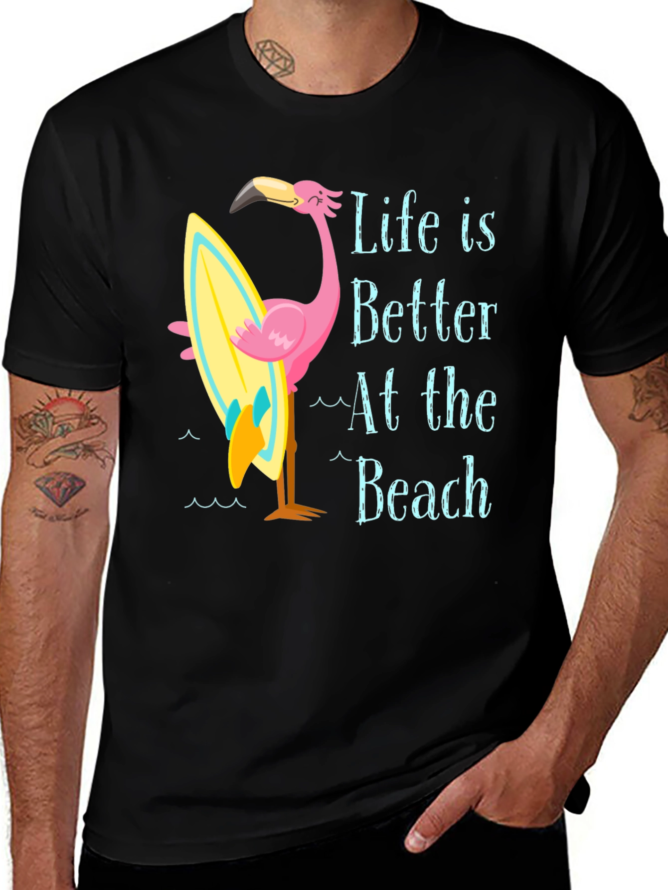 Variant 6 of Life is Better at the Beach T-Shirt