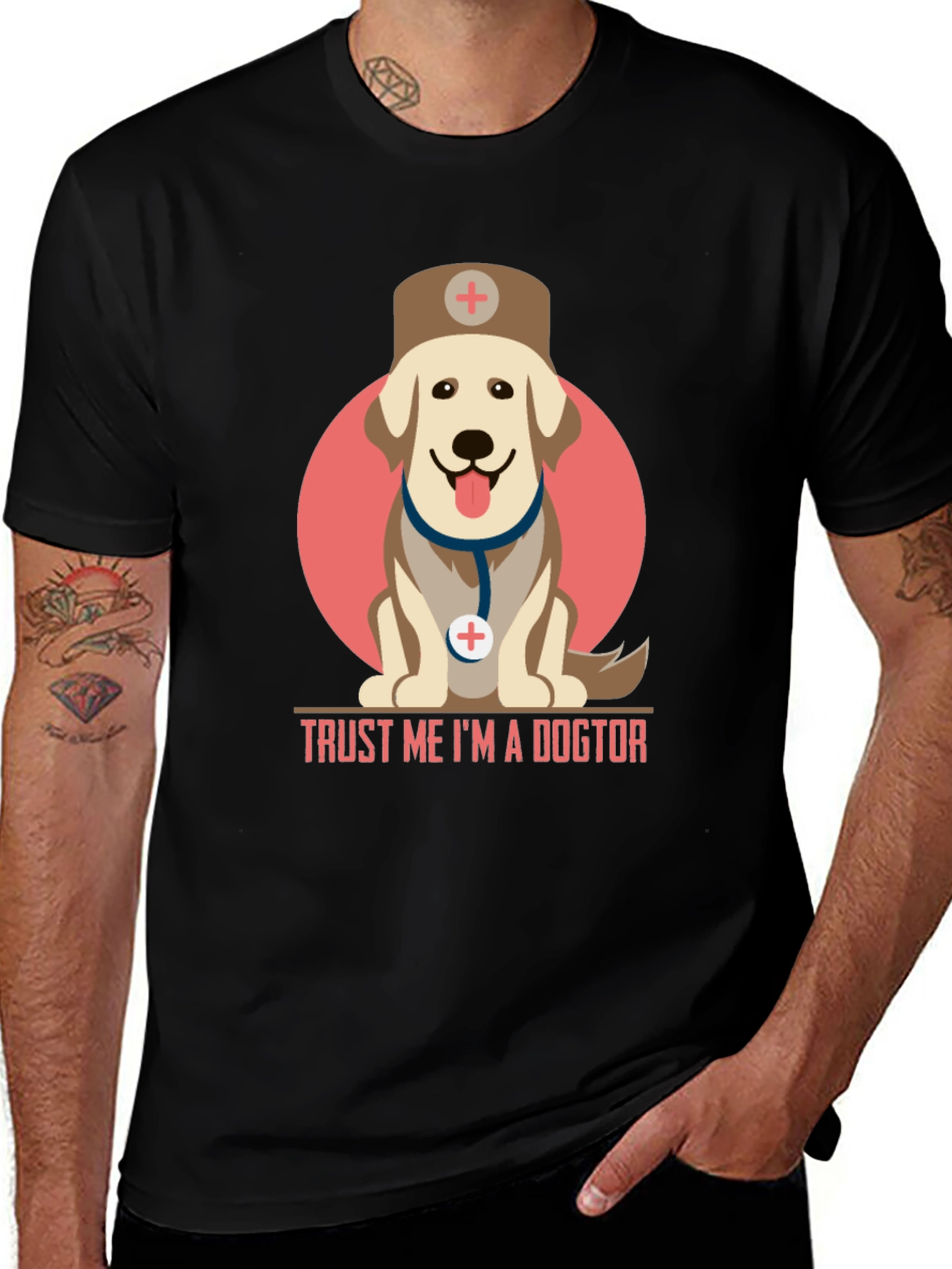 Variant 25 of Dogtor T-Shirt - Trust Me I'm a Dogtor