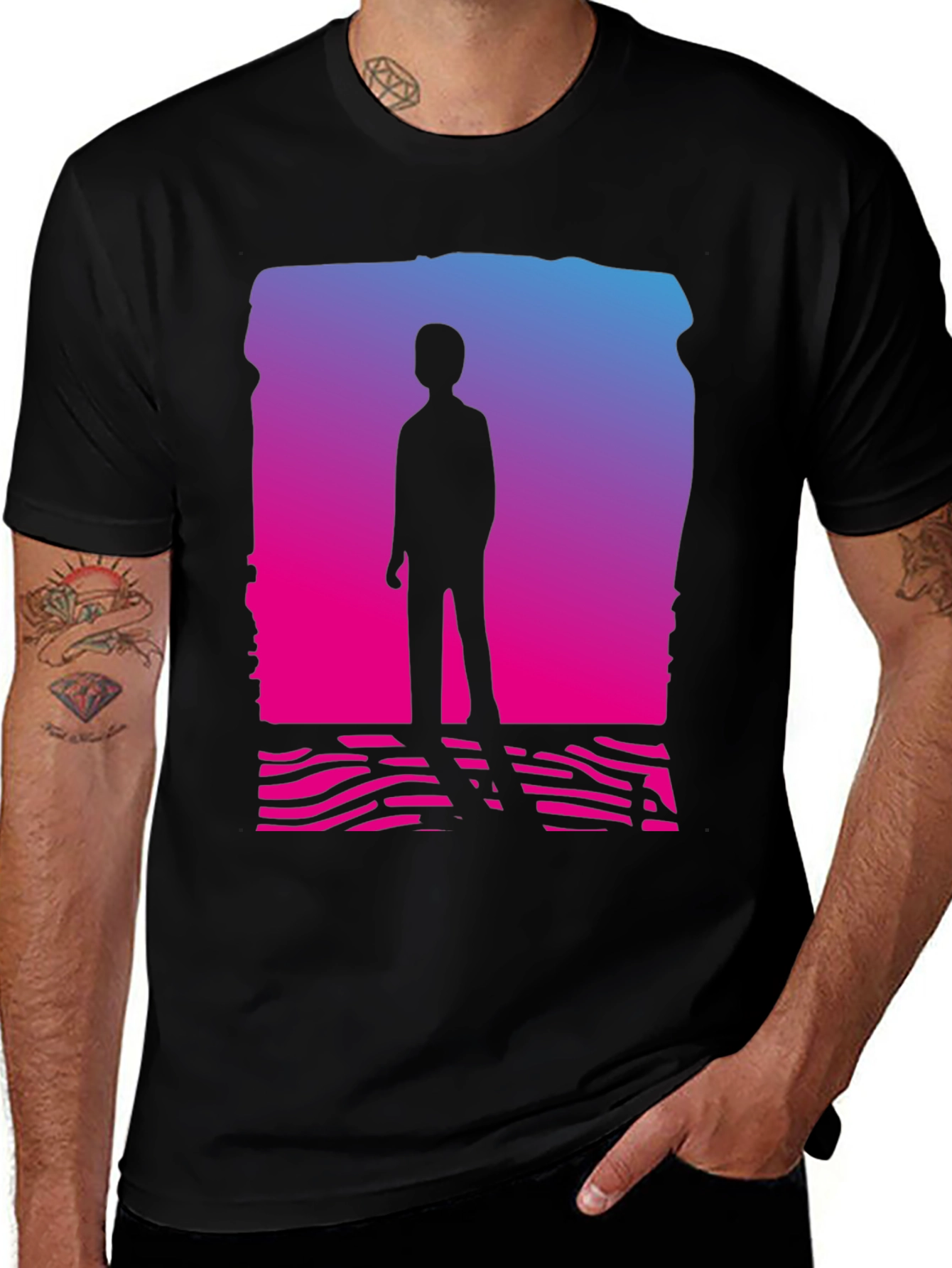 Variant 24 of Silhouette Sunset T-Shirt