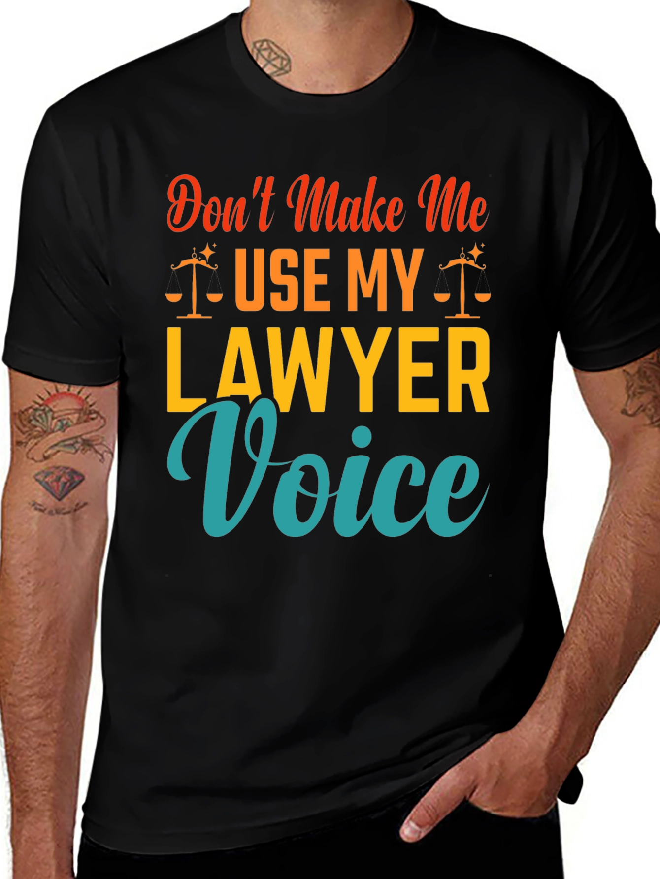 Variant 22 of Lawyer Voice Graphic T-Shirt