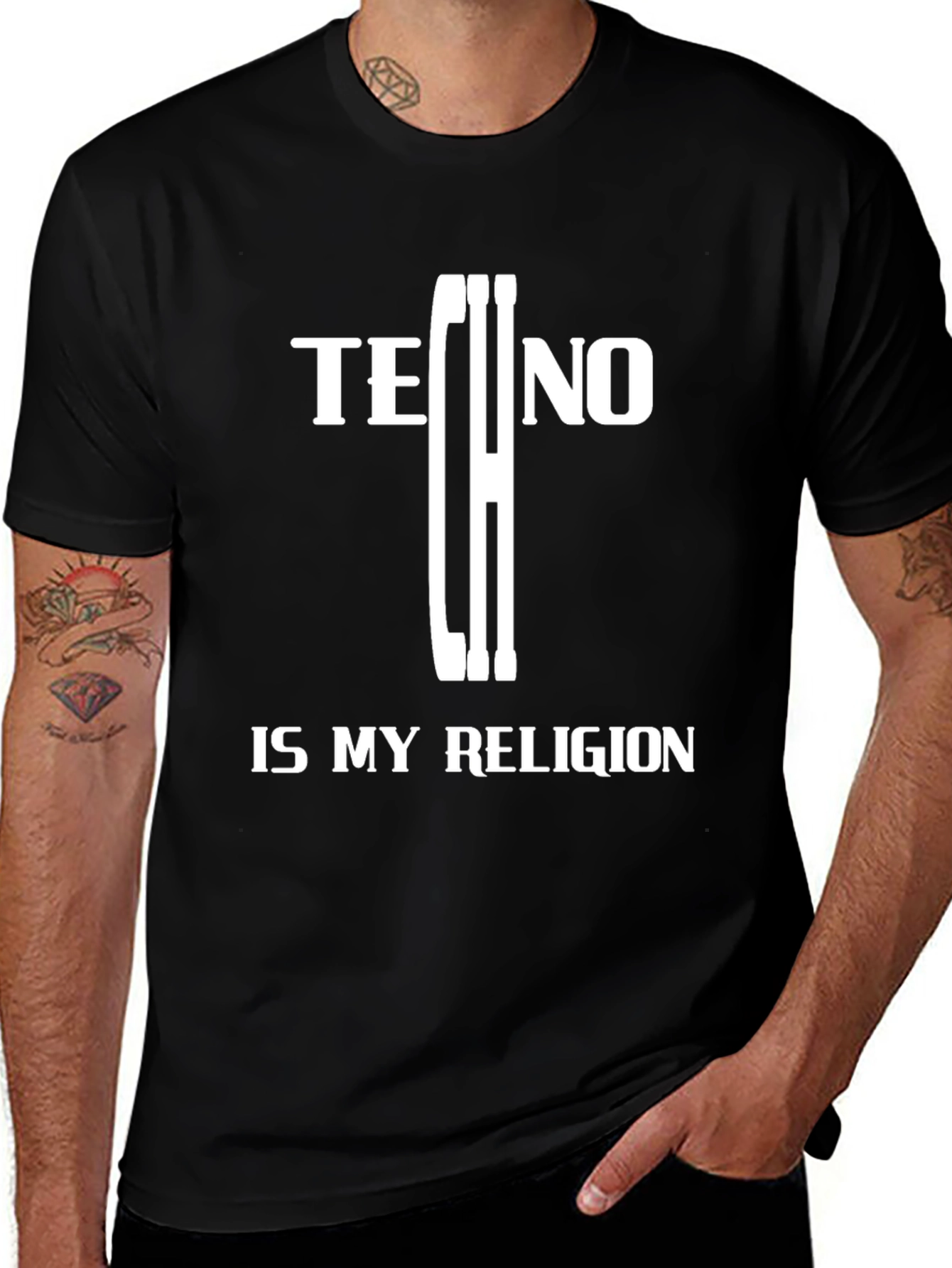 Variant 4 of Techno is My Religion T-Shirt - Music Lover Tee