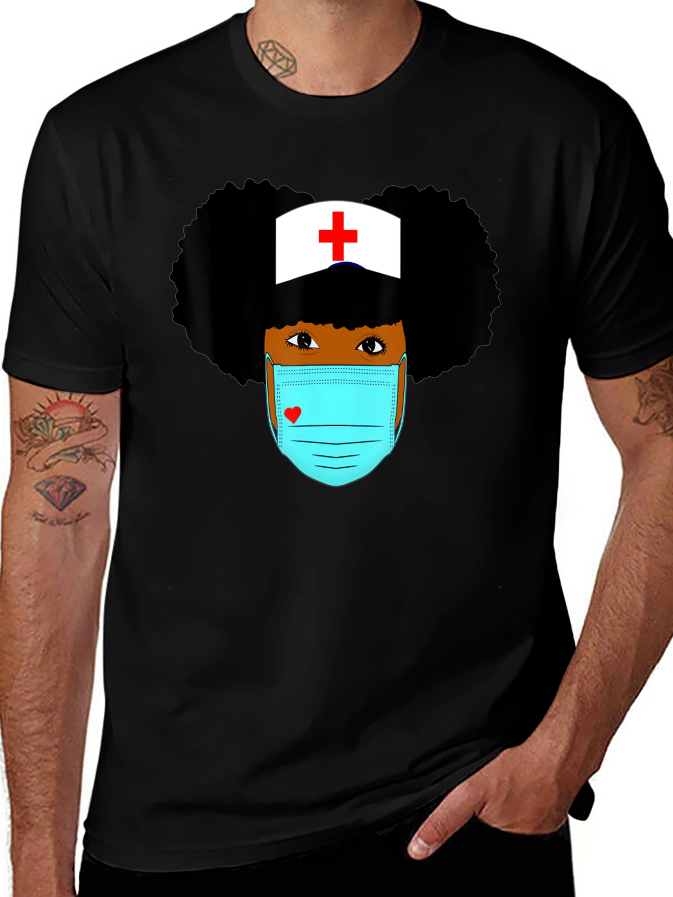 Variant 23 of Nurse Graphic T-Shirt