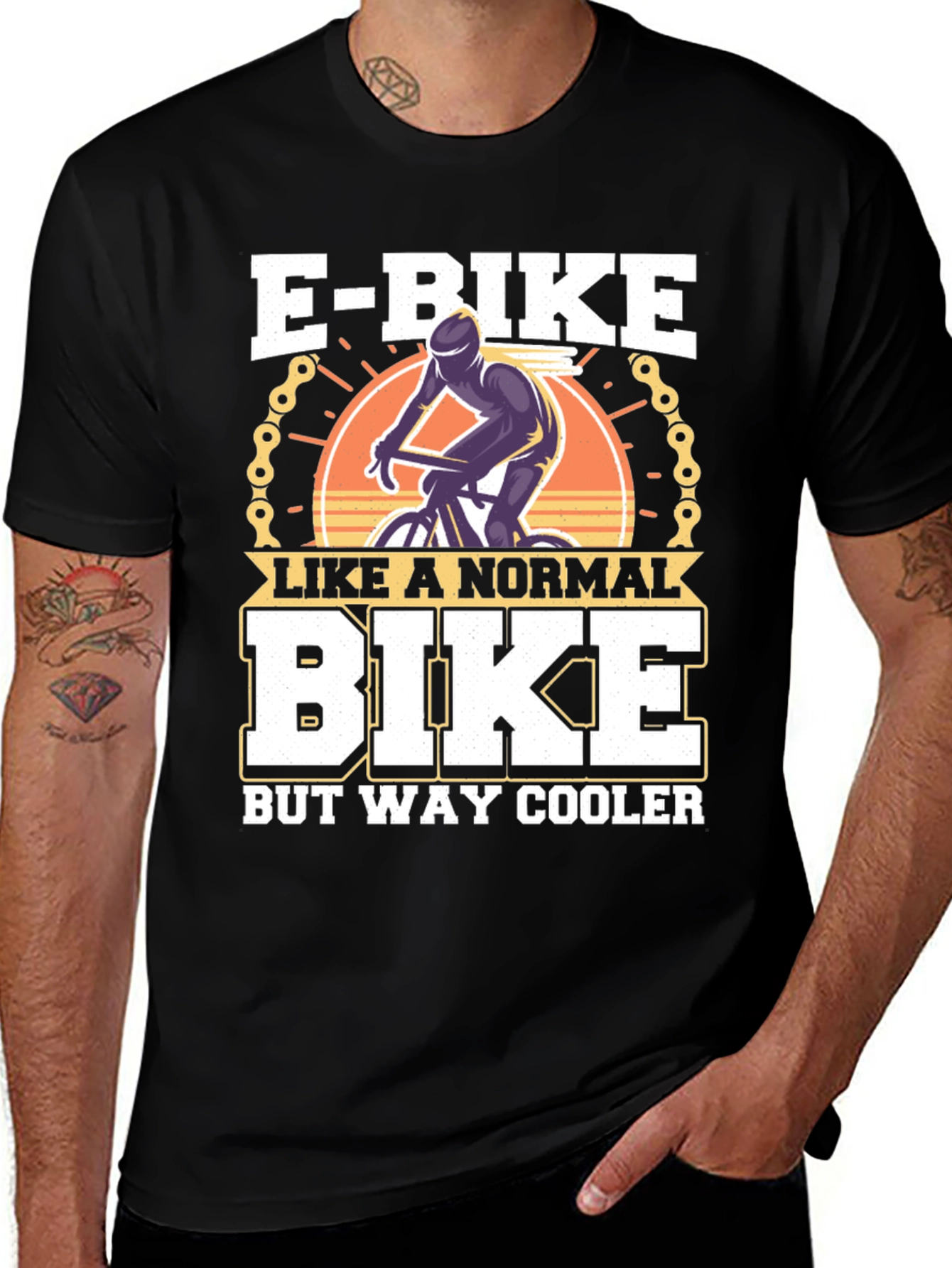 E-Bike Lover T-Shirt: Cooler Than a Normal Bike!