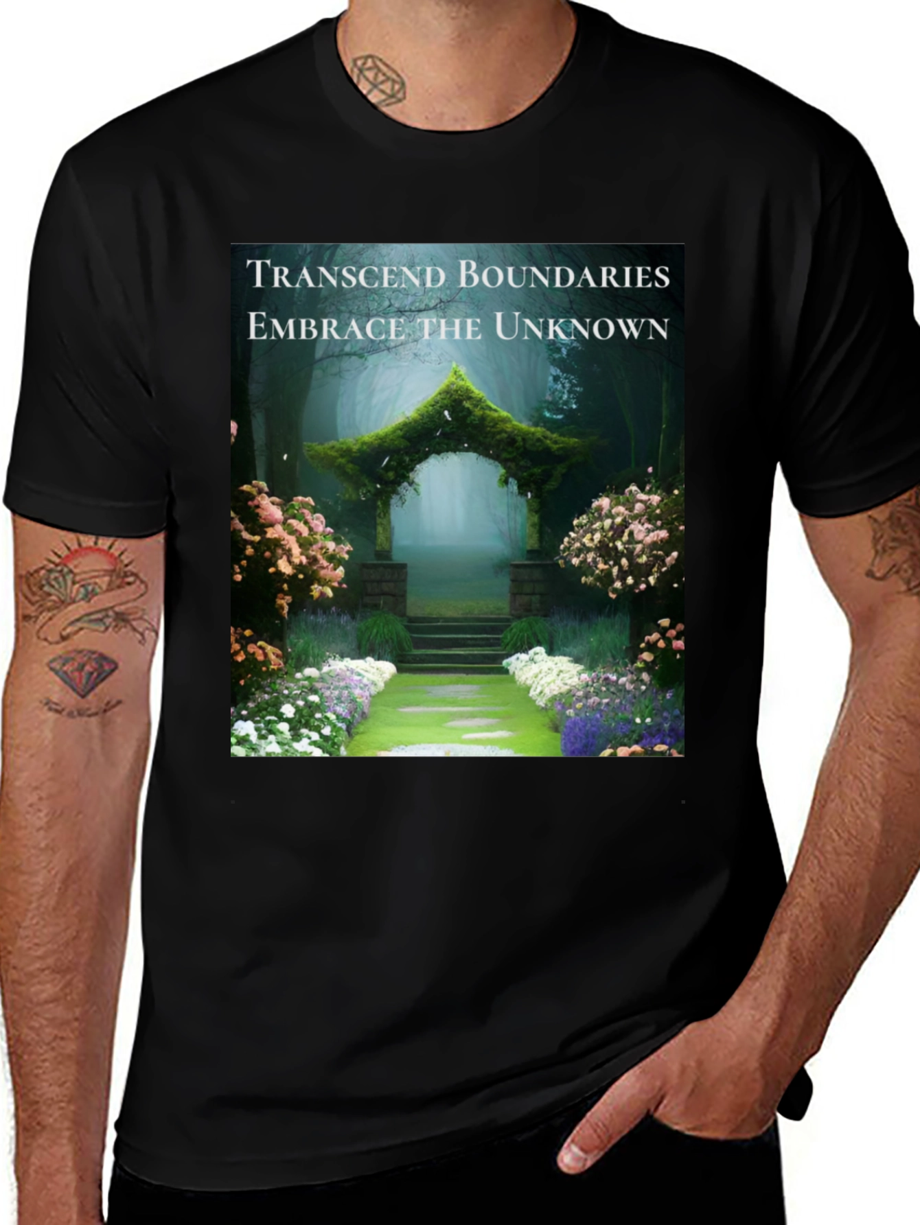 Variant 19 of Transcend Boundaries T-Shirt - Embrace the Unknown