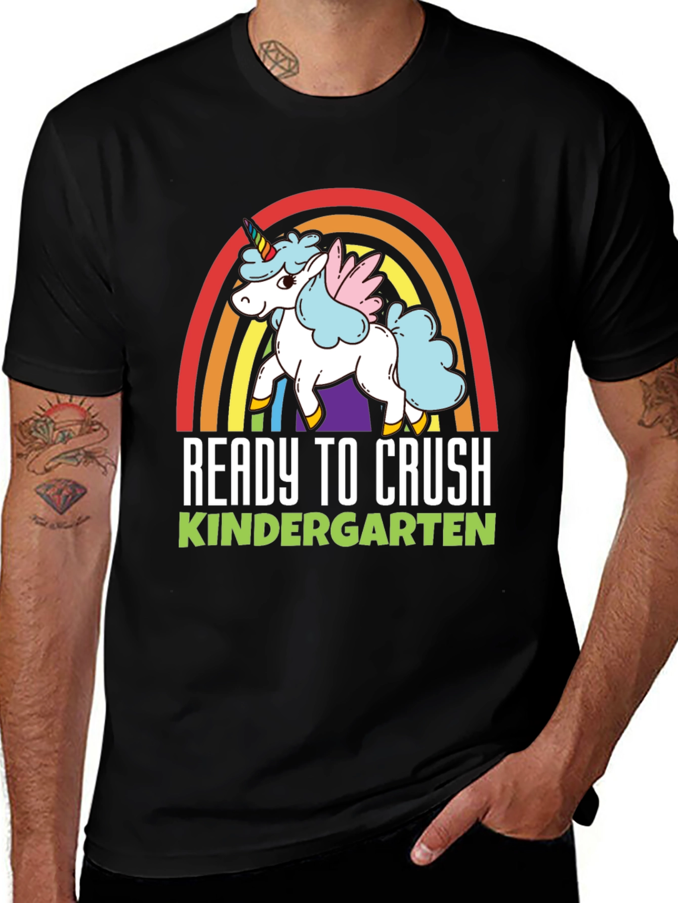 Variant 10 of Ready to Crush Kindergarten Unicorn T-Shirt