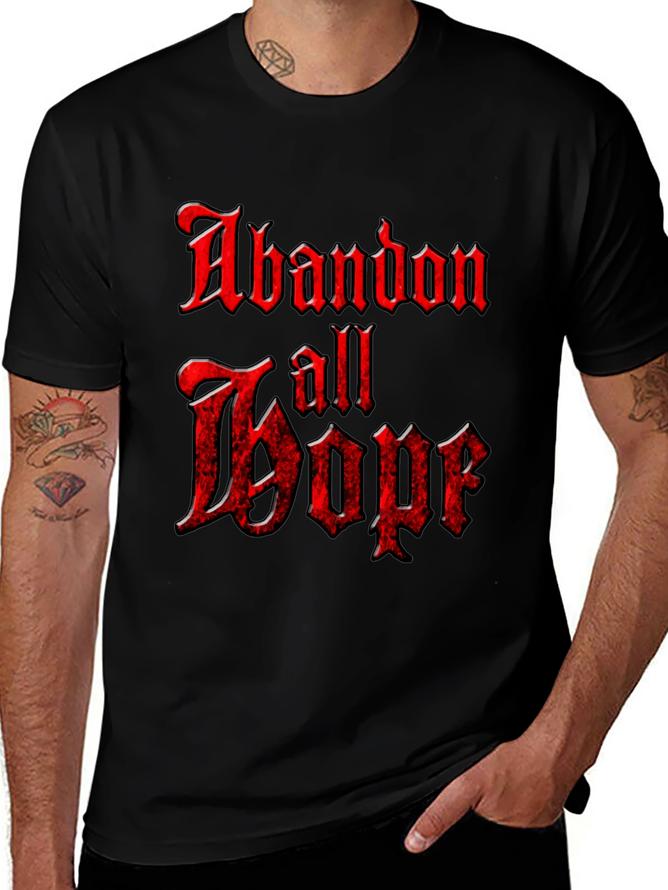 Variant 27 of Abandon All Boof Graphic T-Shirt - Black