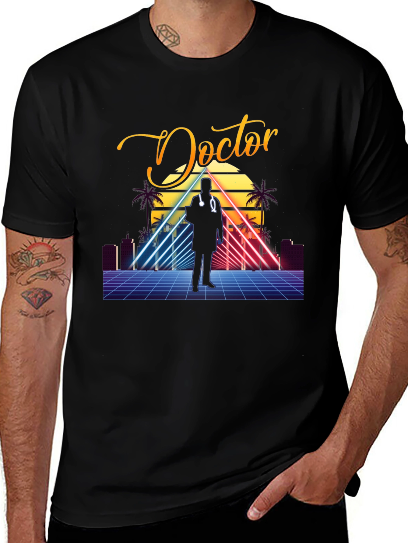 Retro Doctor T-Shirt - 80s Style Graphic Tee