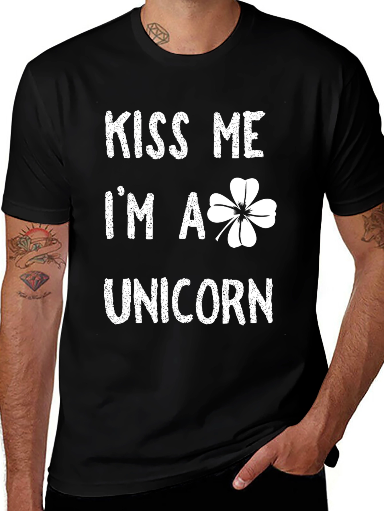 Variant 13 of Kiss Me I'm a Unicorn Graphic Tee