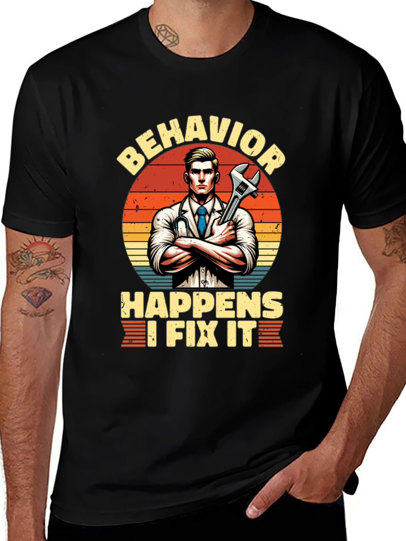 Variant 14 of Behavior Happens I Fix It T-Shirt