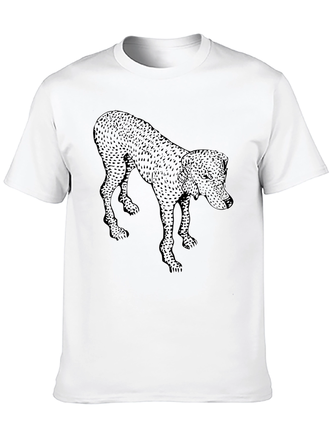 Black Dog Graphic Tee - Men's Black T-Shirt view 10