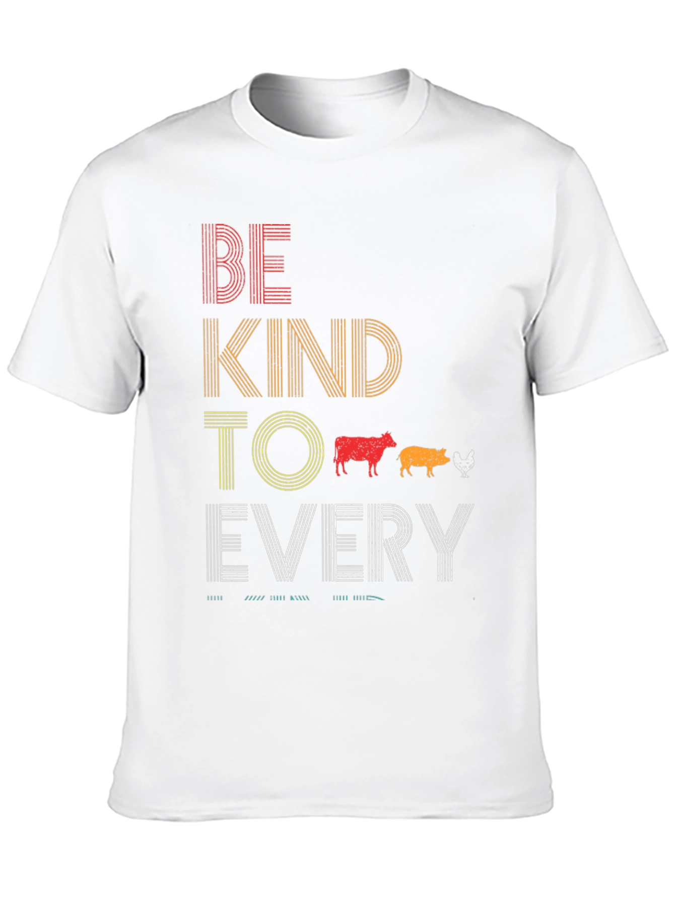 Black Be Kind To Every Kind Black T-Shirt view 10