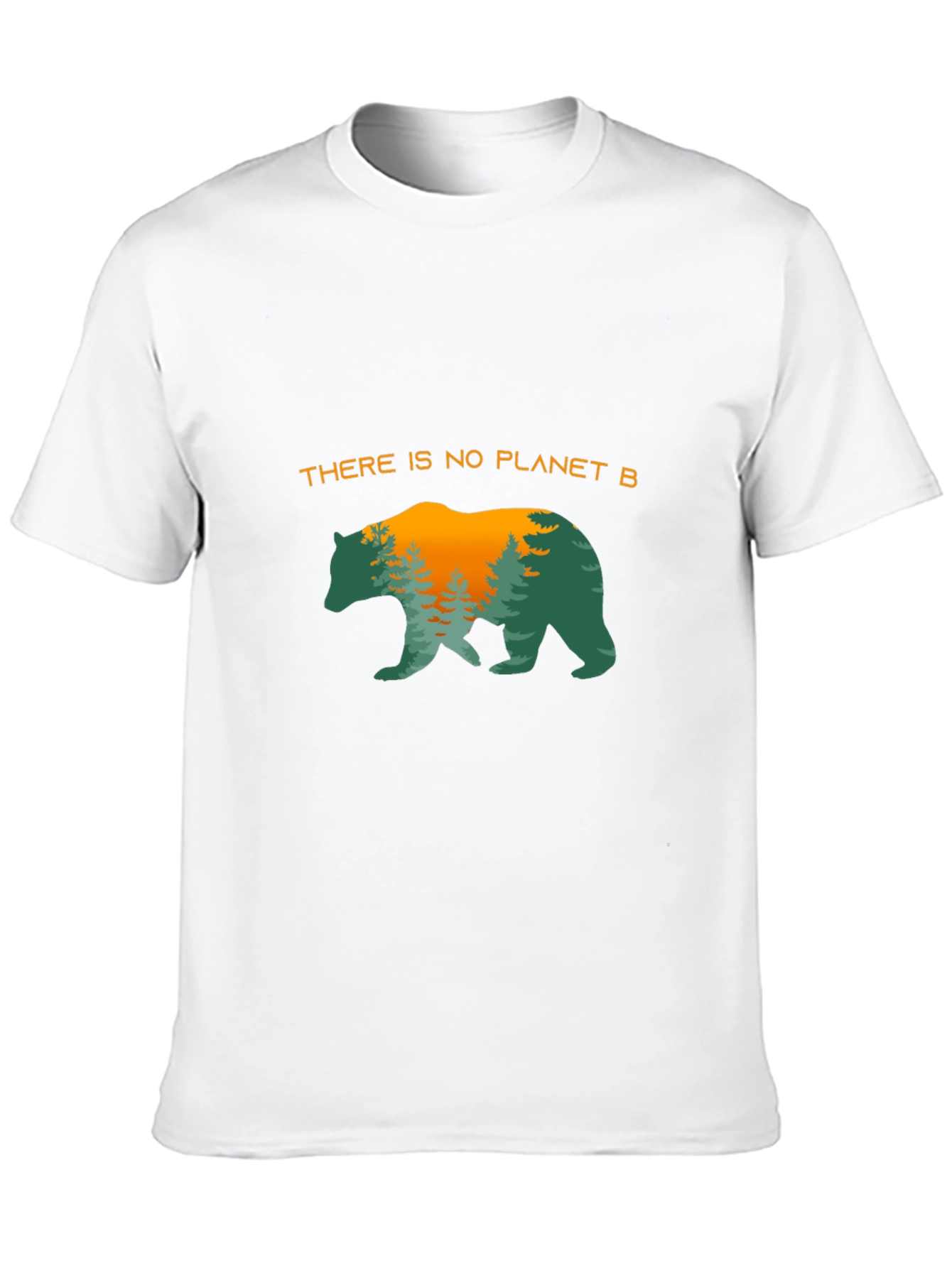 Black There is No Planet B Bear Graphic Tee view 10