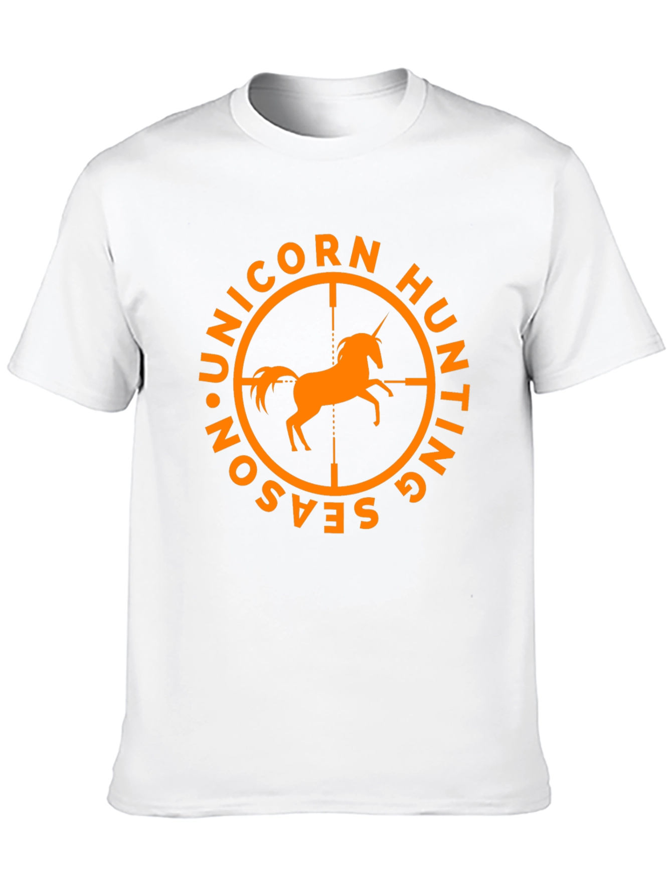 Black Unicorn Hunting Season Black T-Shirt view 10
