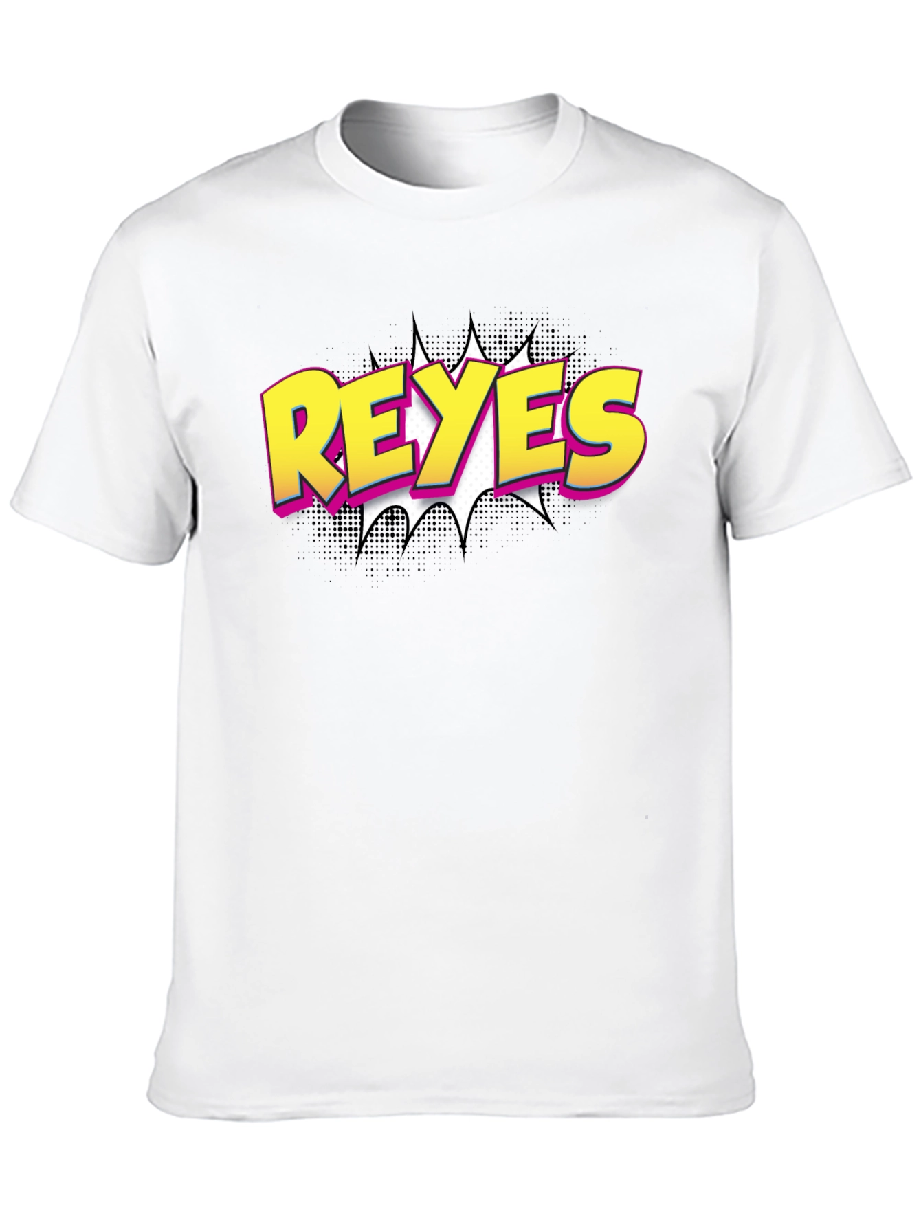 Reyes Comic Style Black T-Shirt - 10