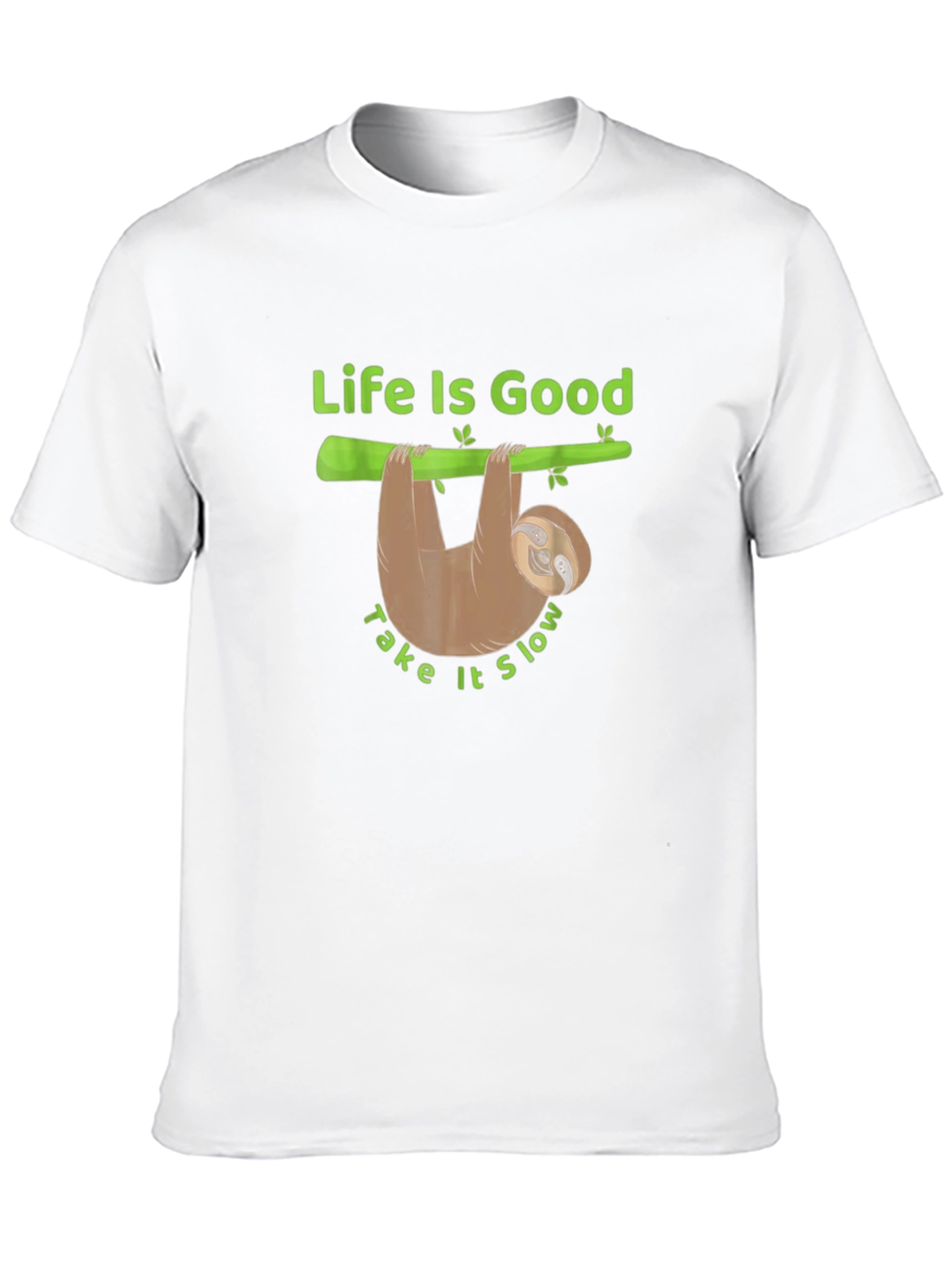 Black Life is Good Sloth Graphic Tee - Relaxed Fit view 10