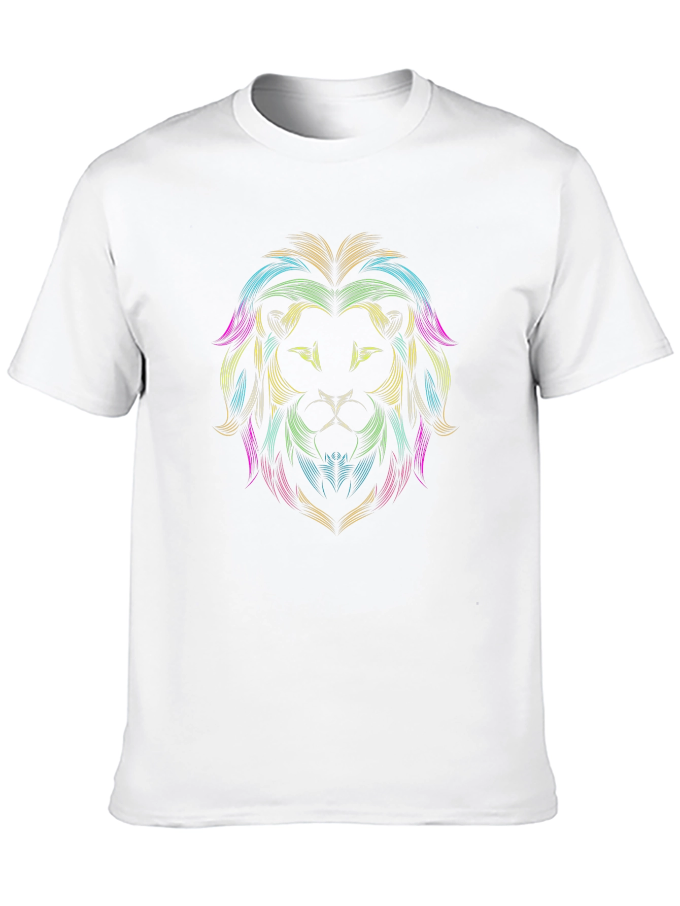 Black Lion Graphic Tee - Modern Art Design view 10