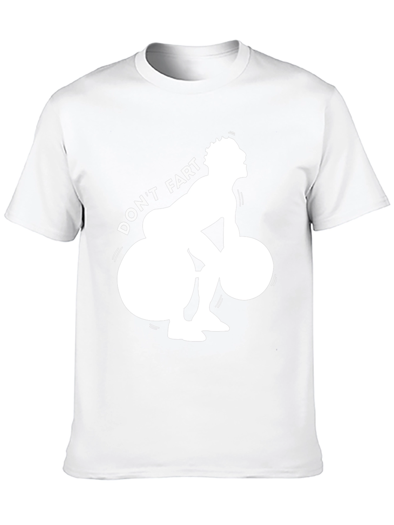 Black Don't Fart Weightlifting Graphic Tee view 10