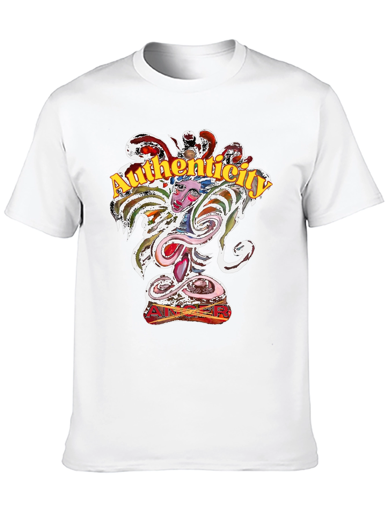 Black Authenticity Men's Graphic T-Shirt view 10