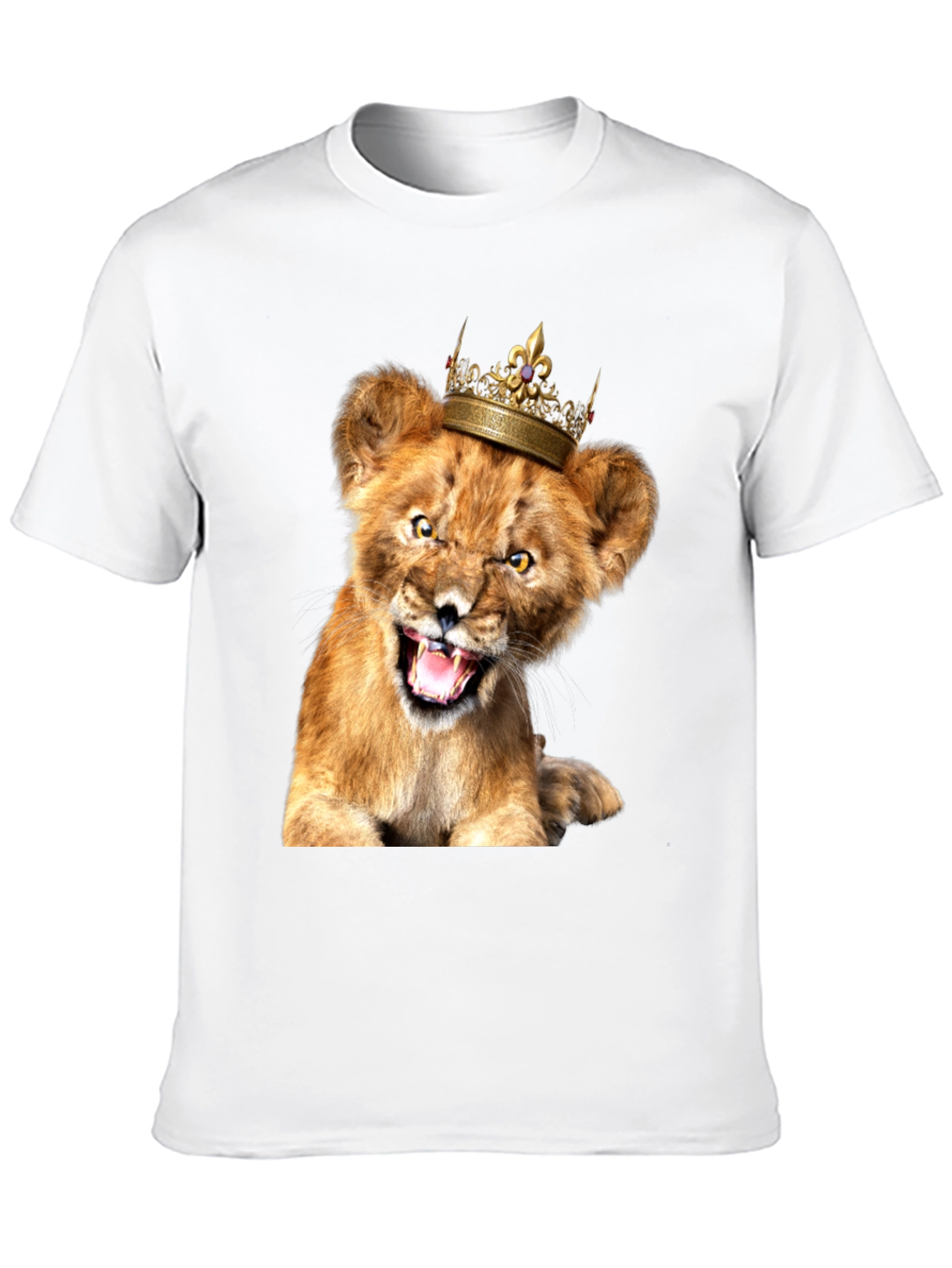 Black Lion Cub King T-Shirt - Fierce & Fun! view 10