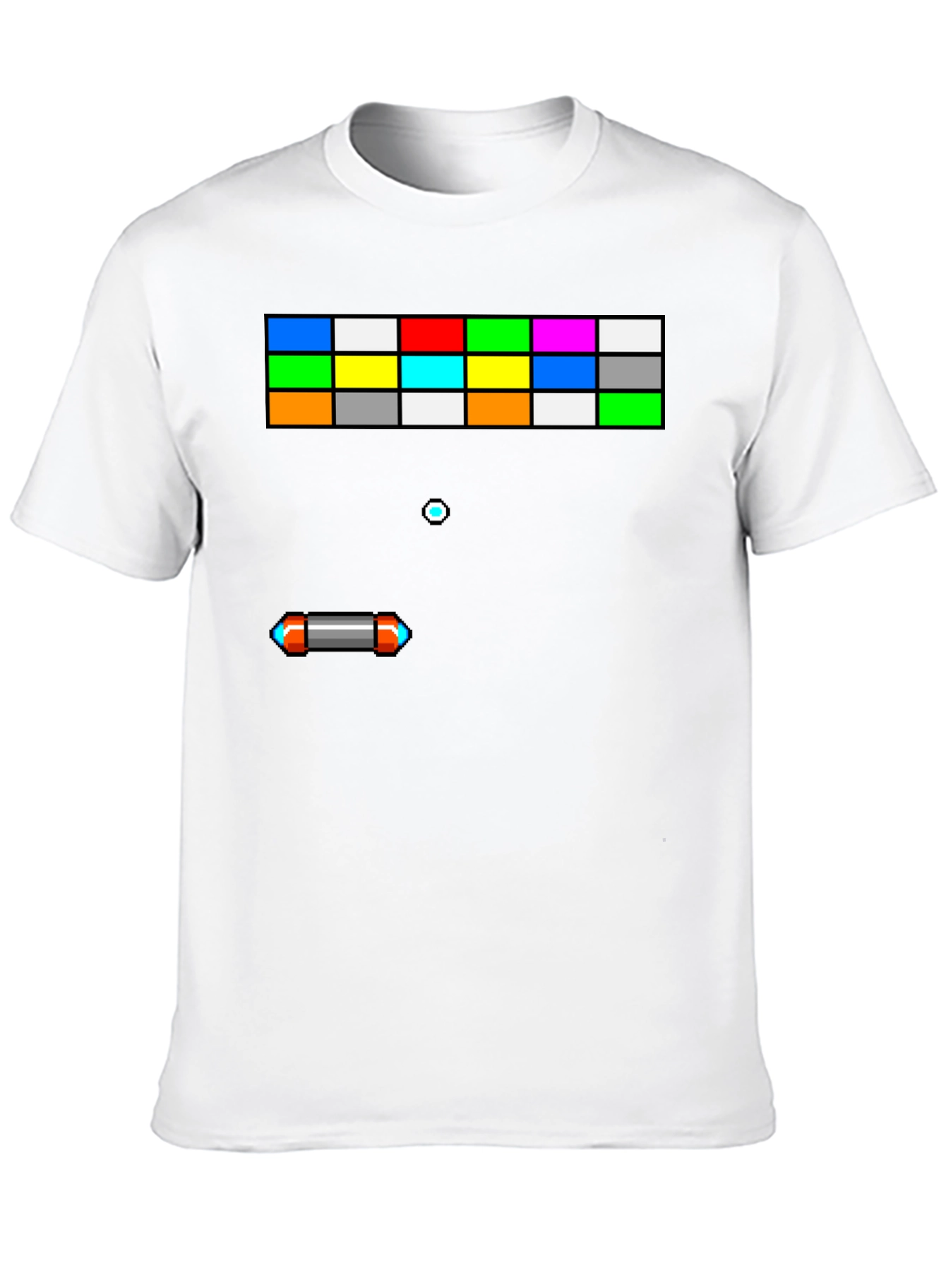 Black Retro Arcade Gamer T-Shirt - Breakout Inspired Design view 10