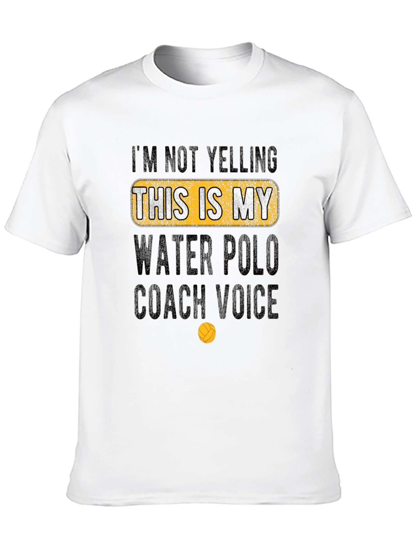 Black Water Polo Coach Novelty T-Shirt view 10